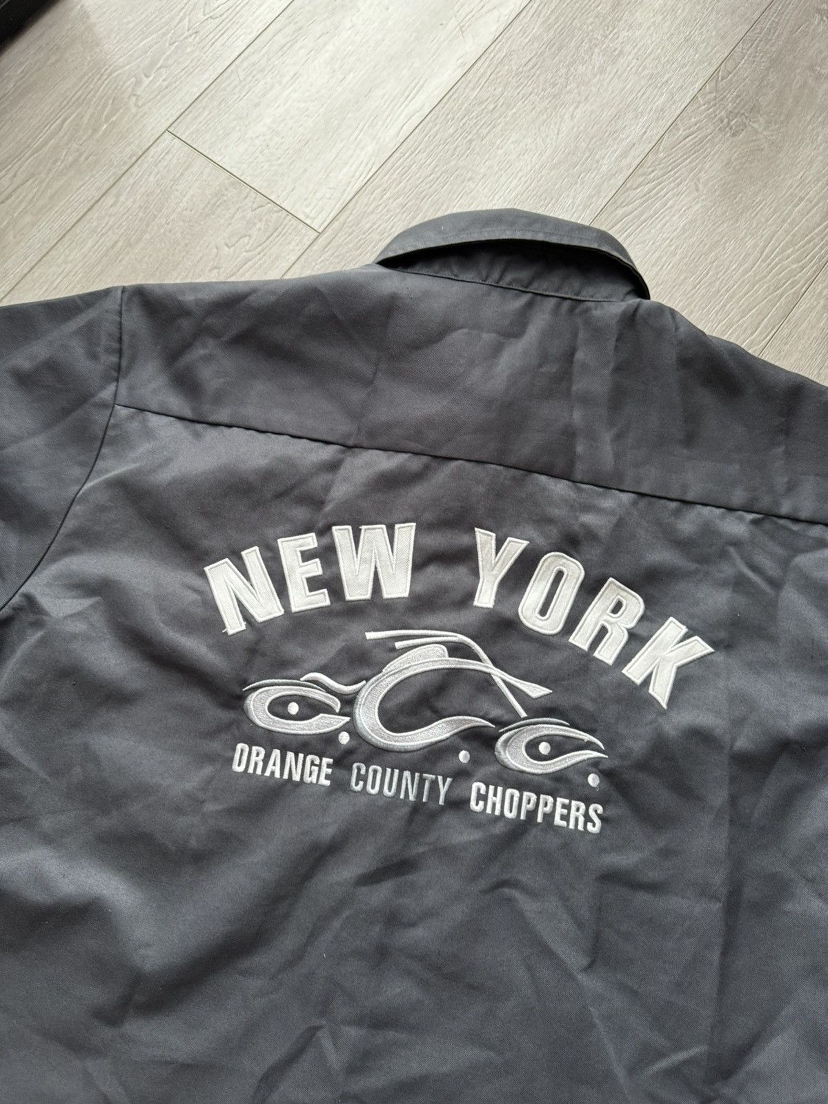 Band Tees × Vintage × West Coast Choppers Vintage Rare Big Logo New York Orange County Choppers Shirt Size US XL / EU 56 / 4 - 4 Thumbnail