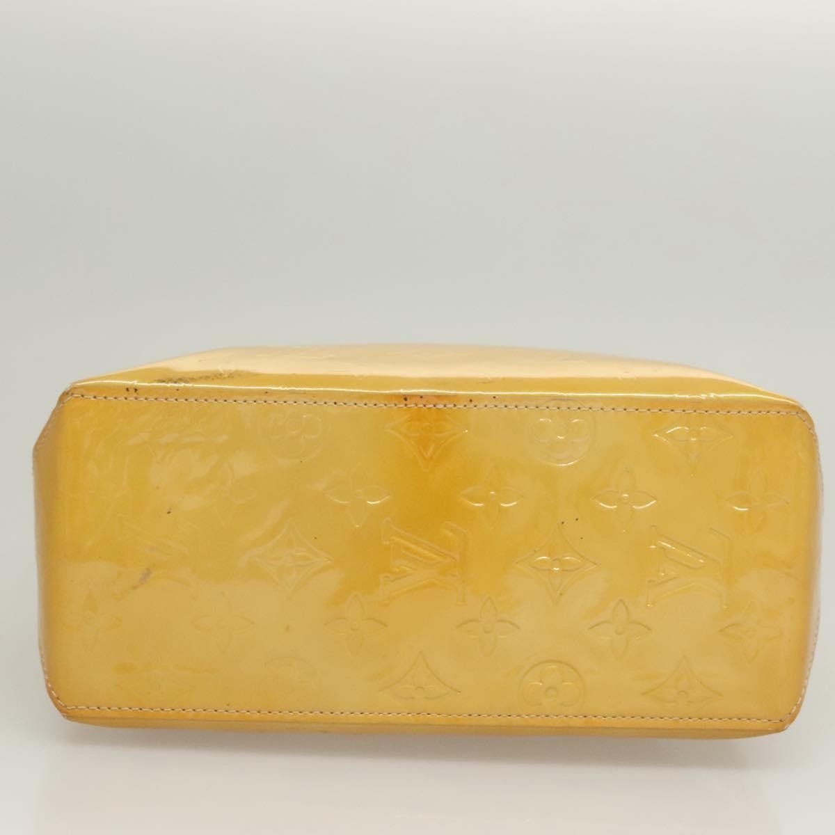 Louis Vuitton LOUIS VUITTON Monogram Vernis Reade PM Hand Bag Beige M91334 Size ONE SIZE - 9 Thumbnail