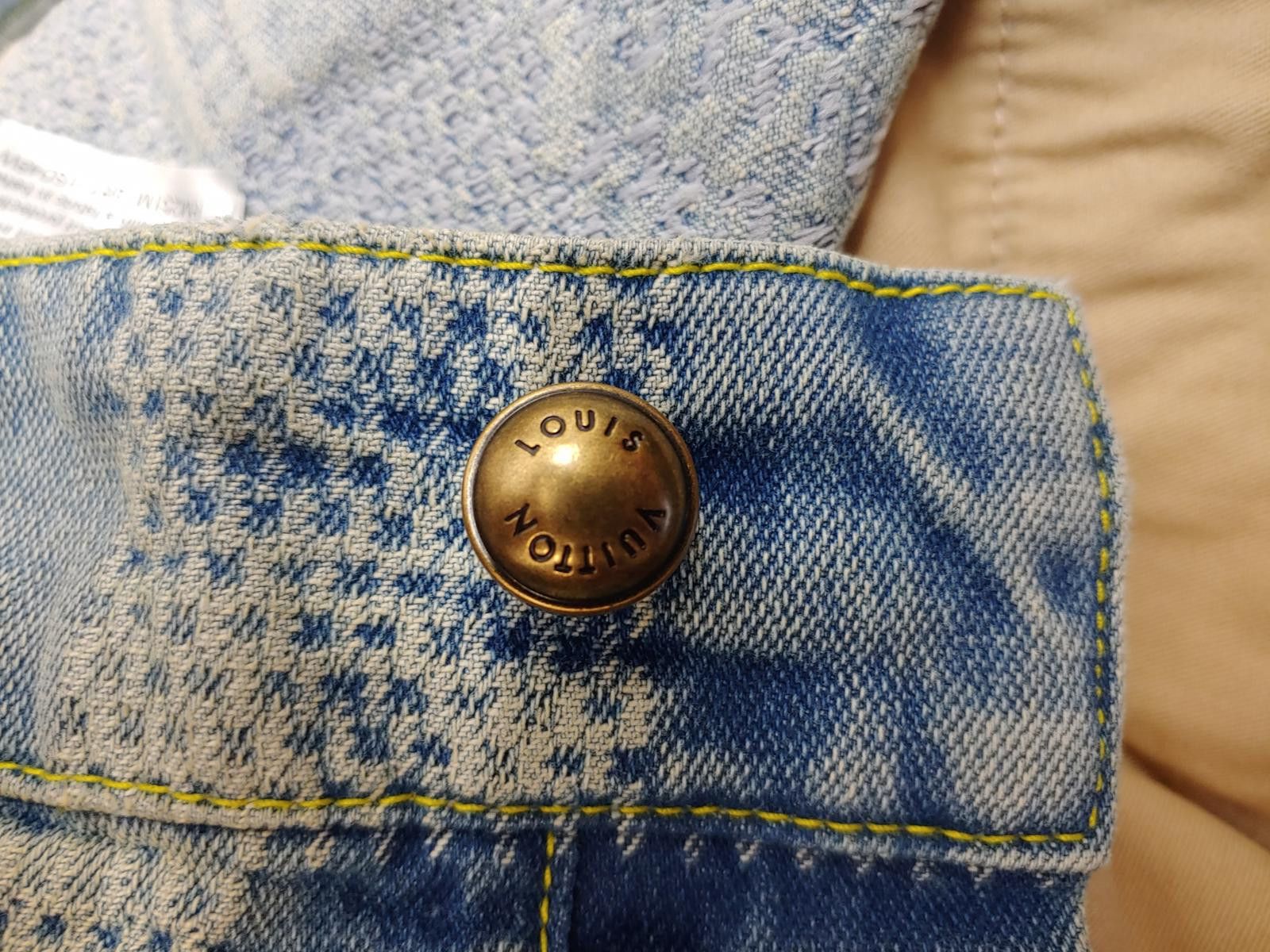 Louis Vuitton Louis Vuitton 3D Damier Denim Skate Pants in Medium Wash Size US 36 / EU 52 - 6 Thumbnail
