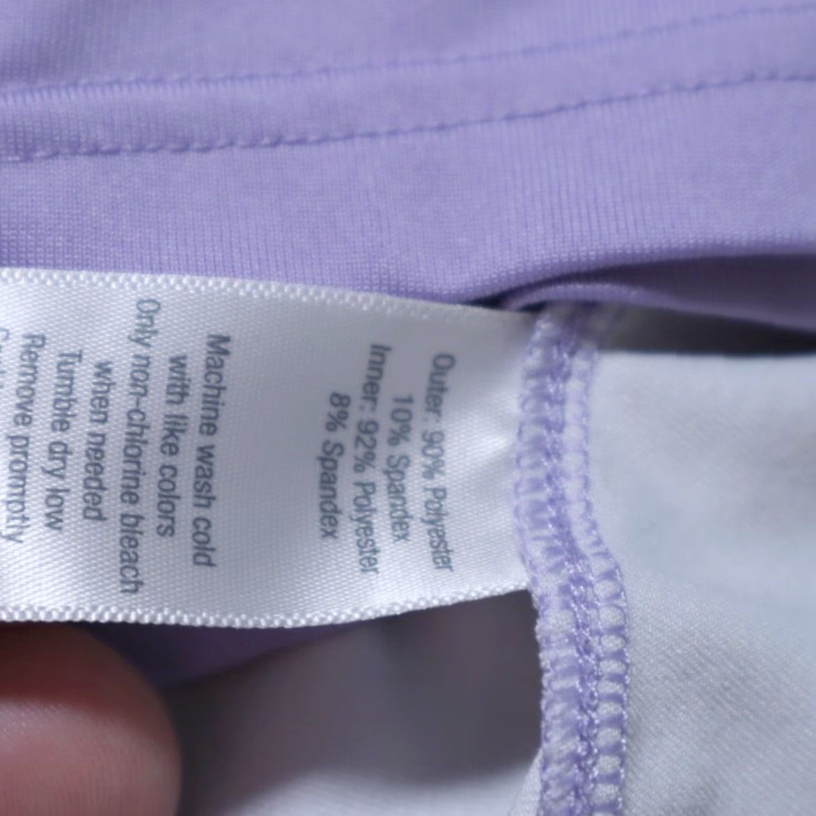 Vintage Slazenger High Stretch 14" Woven Tennis Shorts Lavender Striped Women's M Size ONE SIZE - 6 Thumbnail