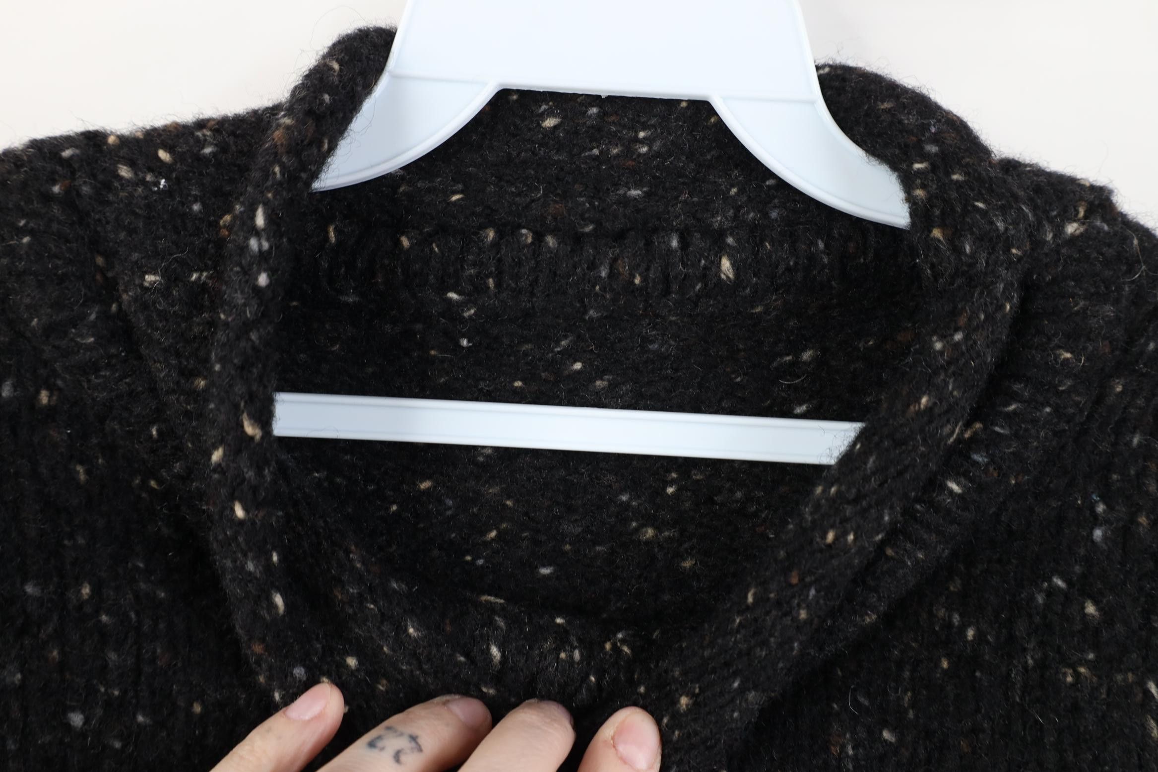 Vintage Vintage 90s Flecked Heavyweight Irish Wool Marled Sweater Size XXL / US 16-18 / IT 52-54 - 4 Thumbnail