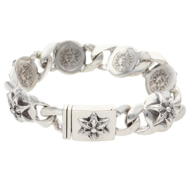 6link Chrome Hearts Star Link id Bracelet