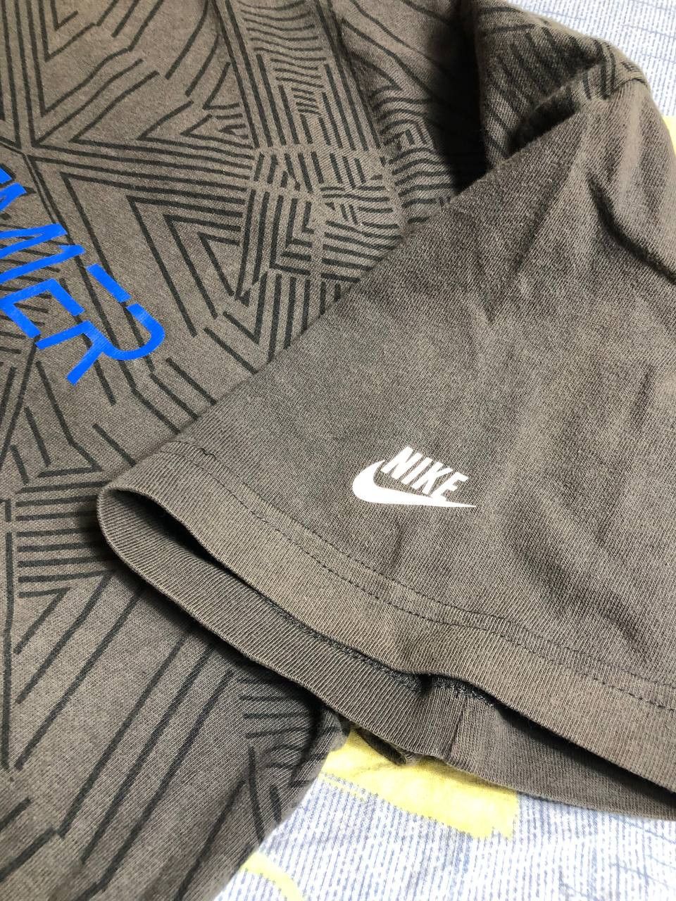 Nike × Vintage 90s Nike Central Swoosh Vintage Y2K Oversized Retro T-Shirt Size US L / EU 52-54 / 3 - 5 Thumbnail