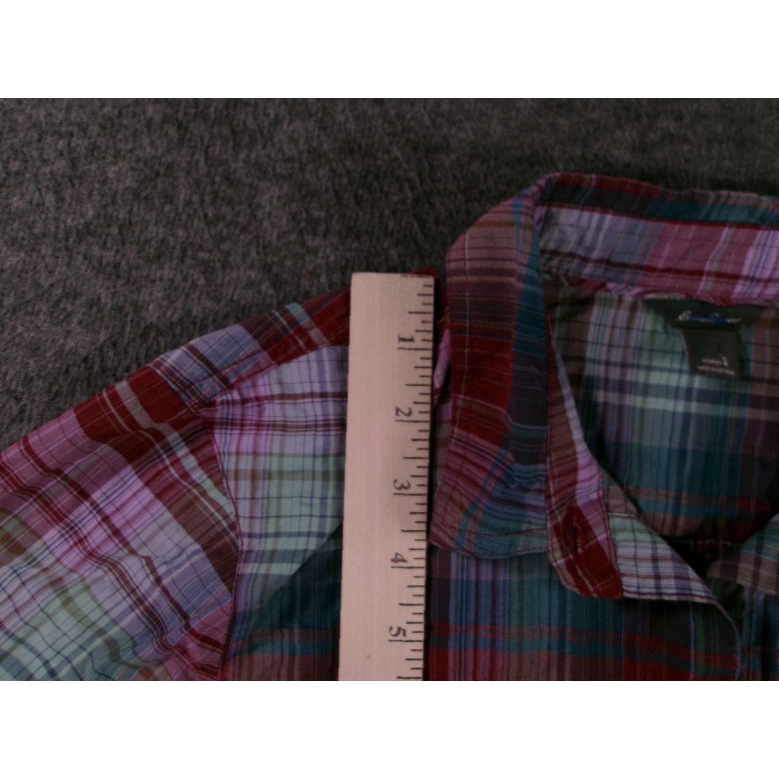 Eddie Bauer Eddie Bauer Top Women Small Plaid Lightweight Casual Outdoor Capsule Base Work Size S / US 4 / IT 40 - 4 Thumbnail