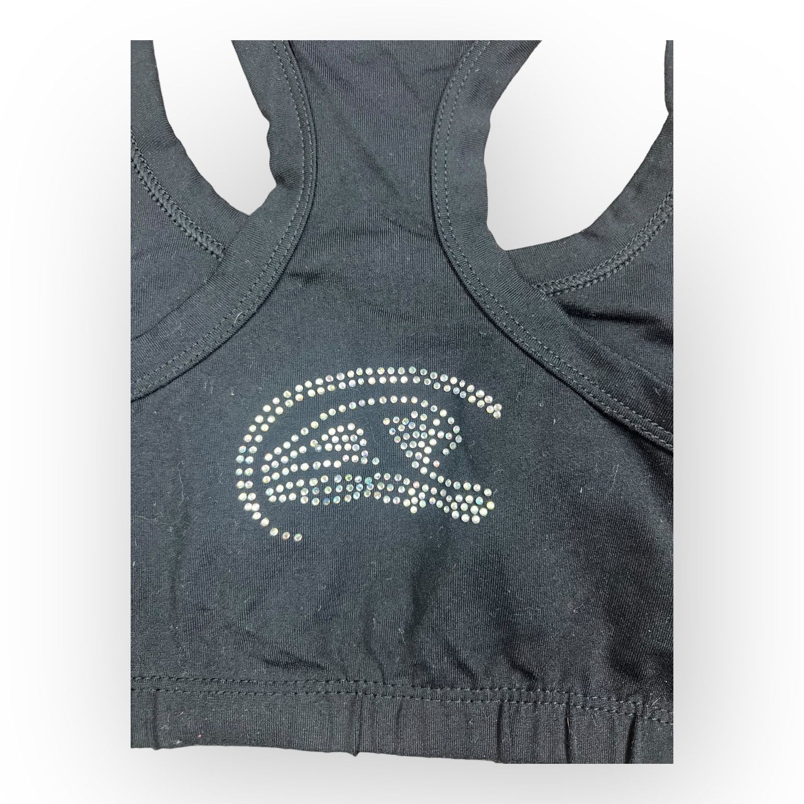 Vintage Cheer Athletics Swoosh Sport Bra - Bedazzled Vintage Size ONE SIZE - 4 Thumbnail