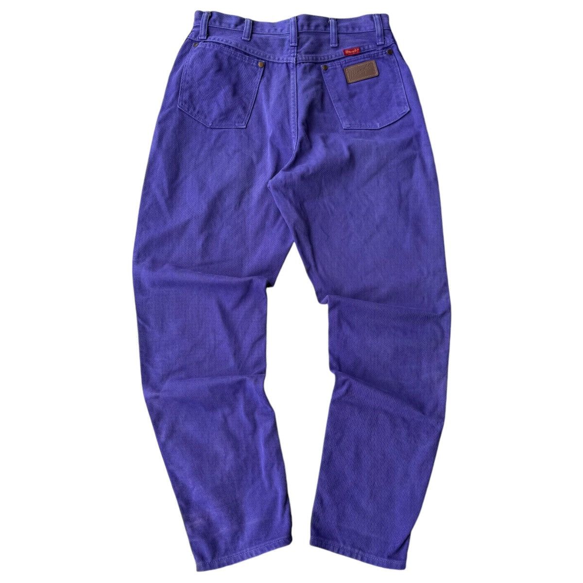 Vintage × Wrangler 90s WRANGLER STRAIGHT LEG PURPLE WASHED JEANS PANTS VINTAGE Size US 32 / EU 48 - 1 Thumbnail