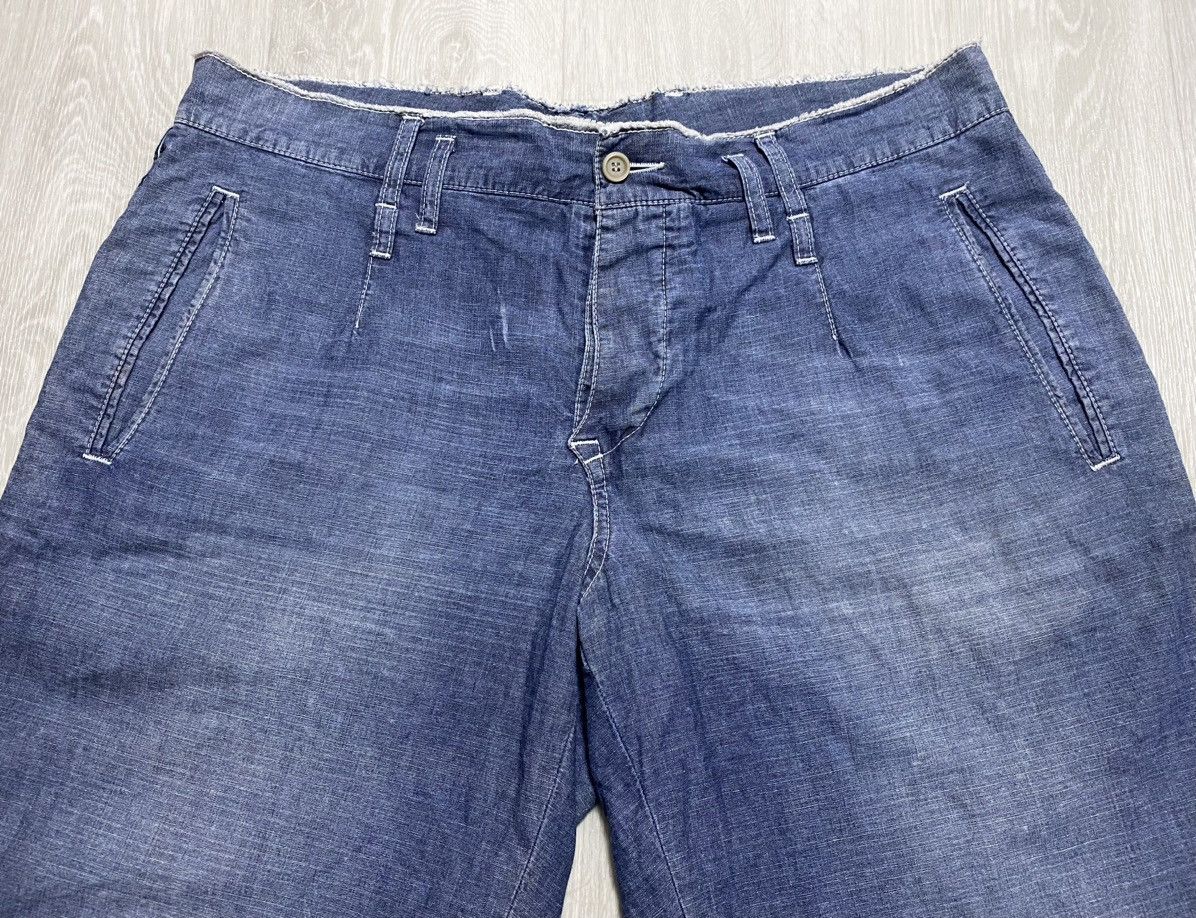 Dolce & Gabbana Dolce & Gabbana Washed Blue Distressed Jeans Shorts Size US 34 / EU 50 - 7 Thumbnail