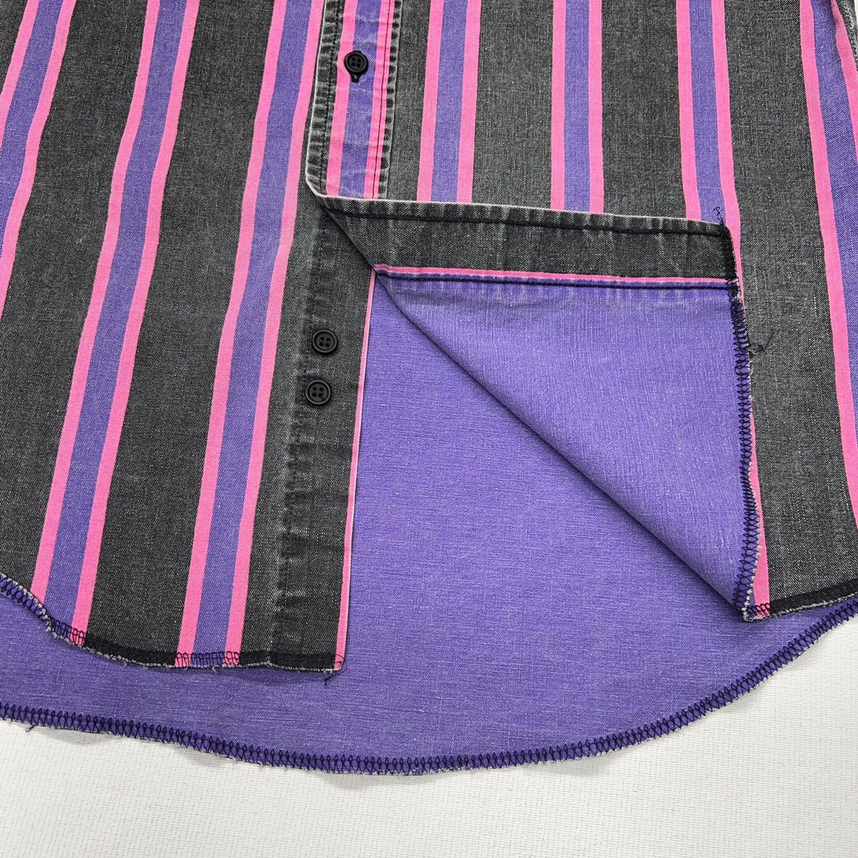 Vintage × Wrangler Wrangler Brushpopper Shirt 15.5 33 Pink Purple Western Rodeo Size US M / EU 48-50 / 2 - 8 Thumbnail
