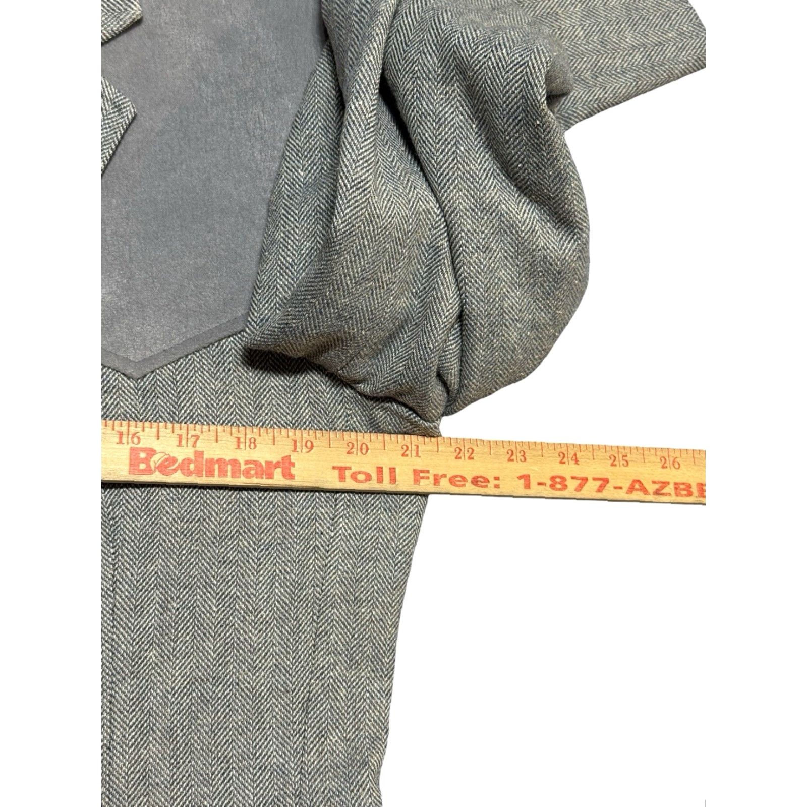 Levi's VINTAGE Levi's Western Wear Blazer Corduroy Gray 42R Men Regular Single-Breasted Notch Lapel Size 42R - 6 Thumbnail
