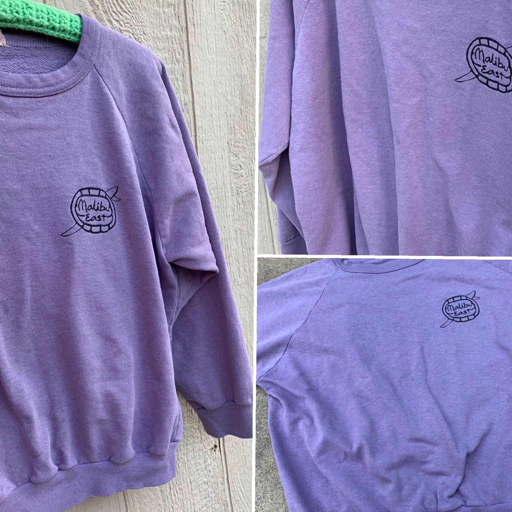 Vintage VINTAGE Malibu East Isle of Palms raglan sweatshirt volleyball surfboard sweater Size US M / EU 48-50 / 2 - 7 Thumbnail