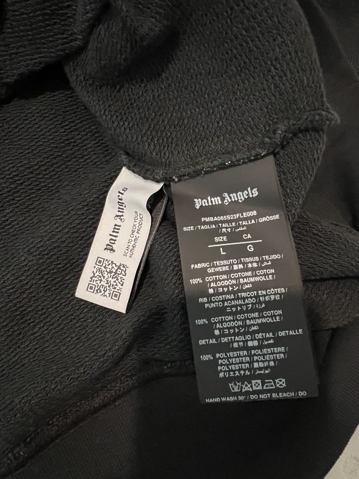 Palm Angels Palm Angels Flame Sweatshirt Size US L / EU 52-54 / 3 - 4 Thumbnail