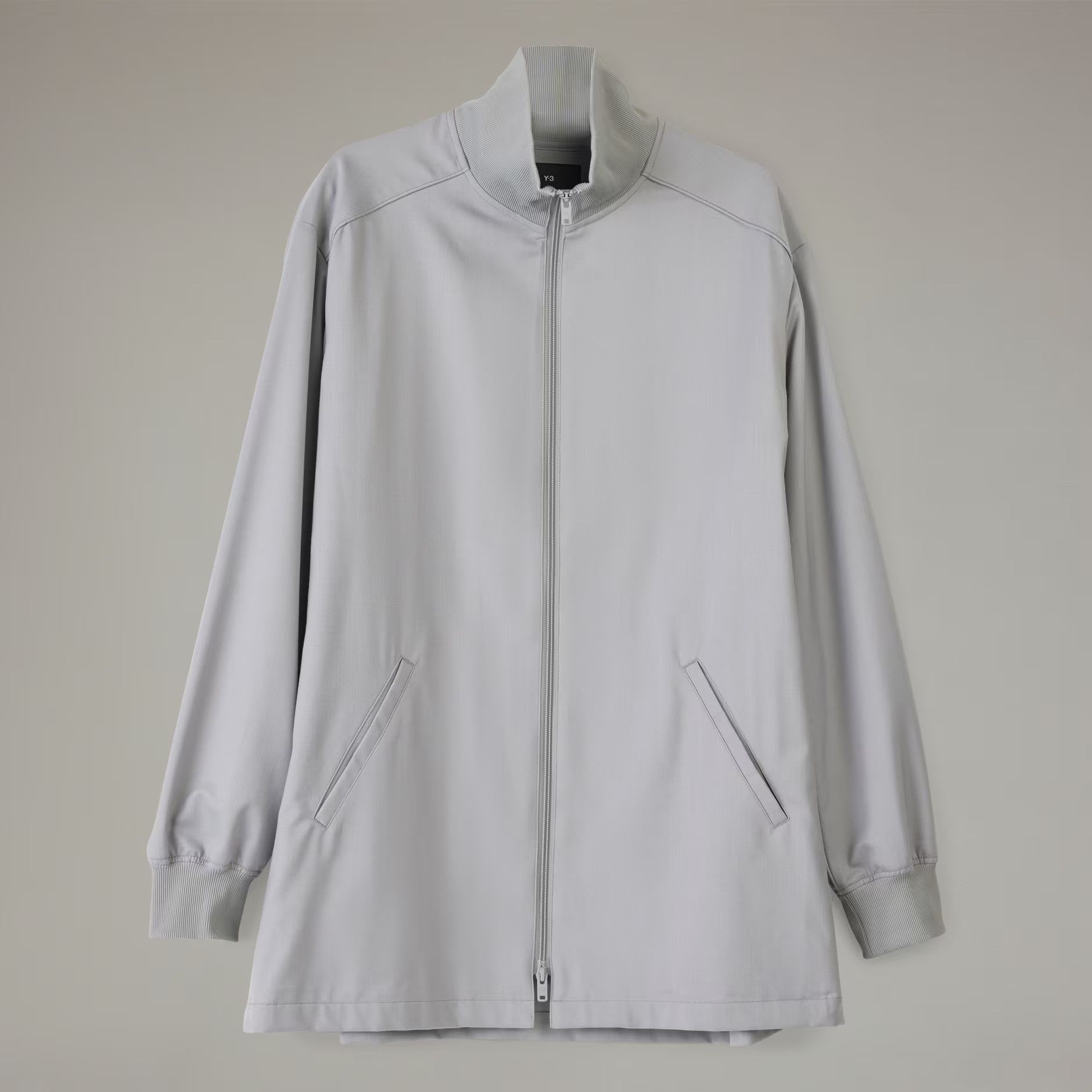 Y-3 × Yohji Yamamoto Y-3 Refined Woven Track Top, Grey Medium Size US M / EU 48-50 / 2 - 5 Thumbnail