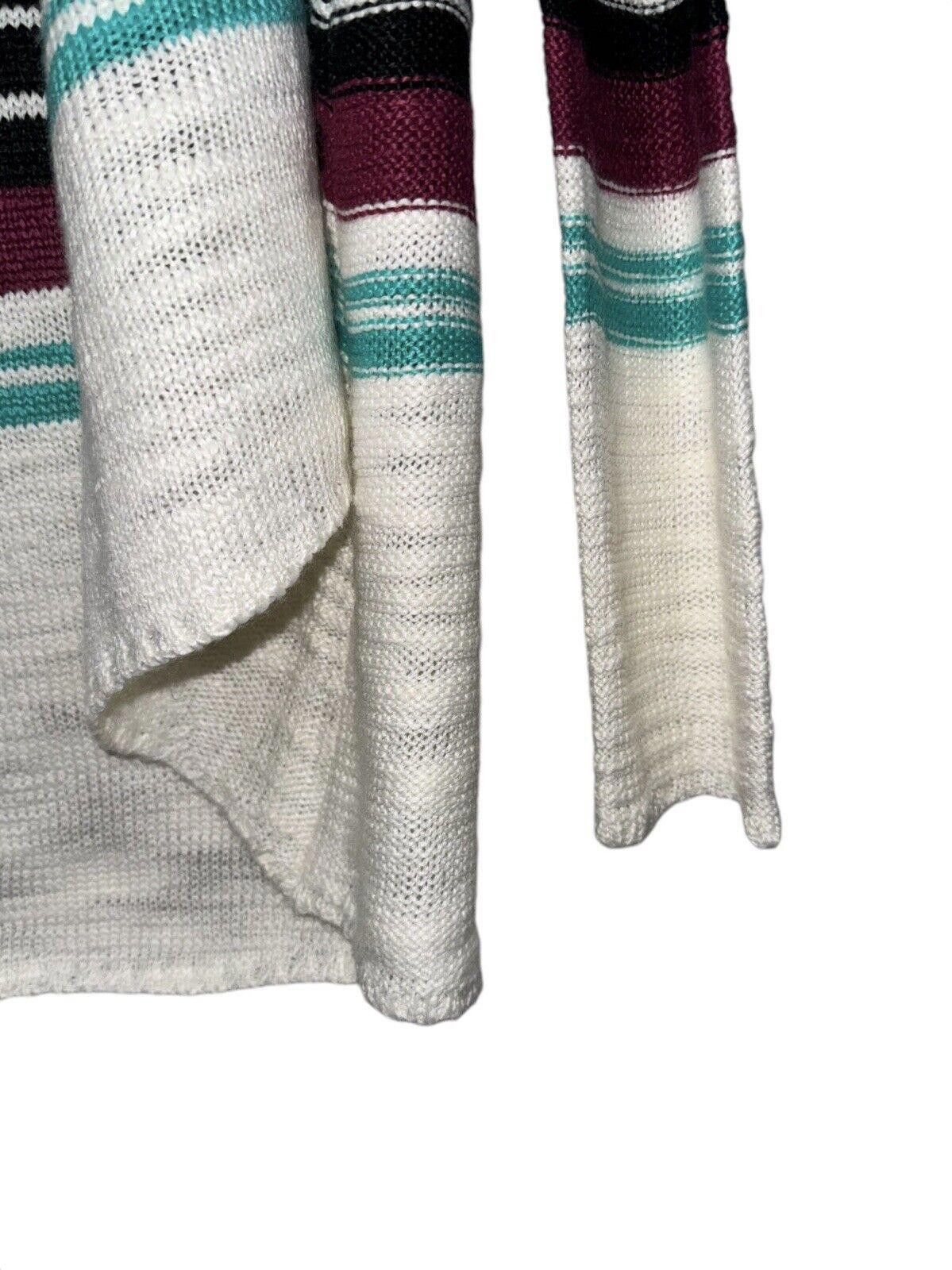 Element Element Cardigan Sweater Striped Knit Woven Womens Sz L Size L / US 10 / IT 46 - 5 Thumbnail