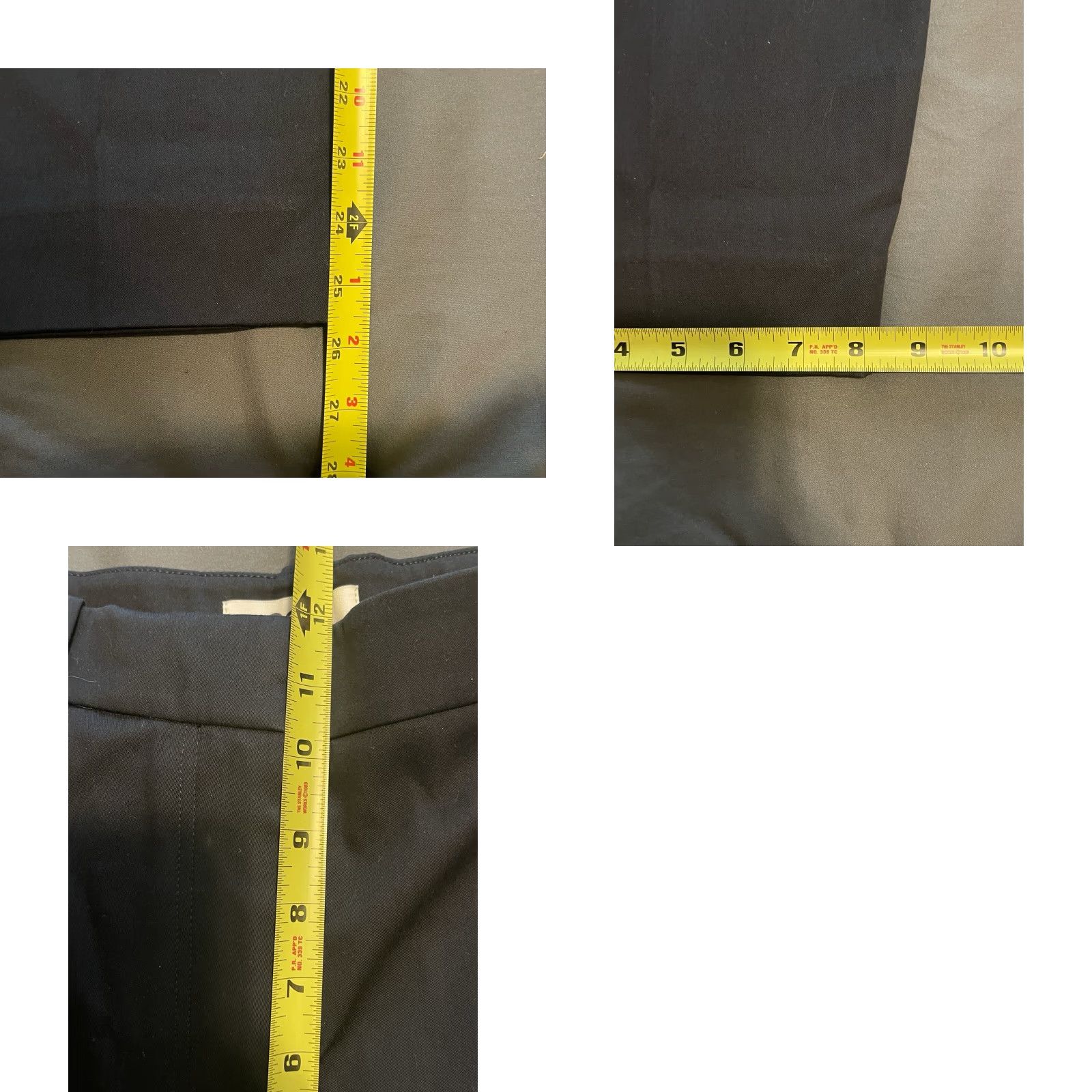 Cos VINTAGE COS Women Pants Size 4 Black Twill Dress Pants City Style Formal Work Casual Size 27" / US 4 / IT 40 - 8 Thumbnail