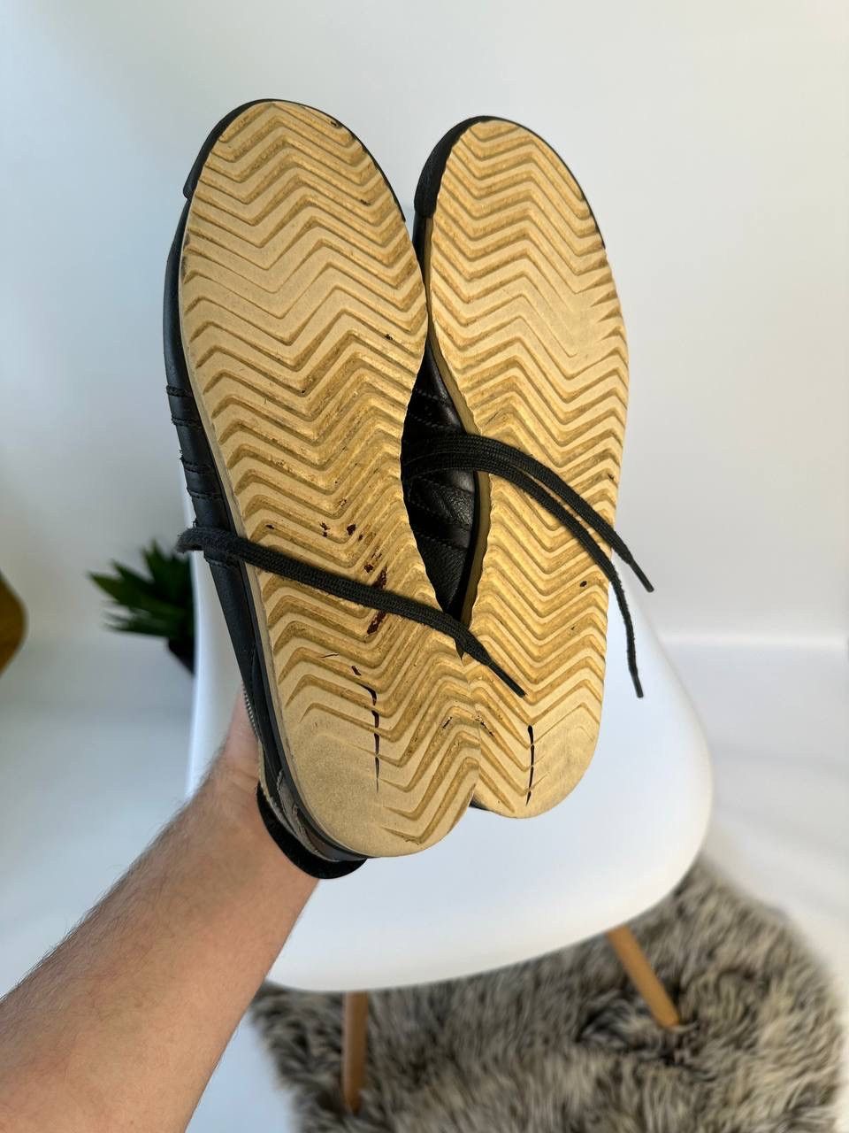 Adidas × Vintage 🔥00’s ADIDAS ITALIA LEATHER SHOES Size US 8.5 / EU 41-42 - 9 Thumbnail
