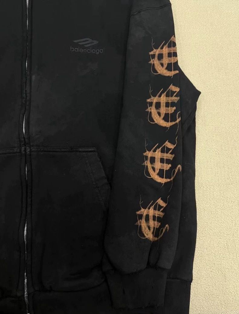 Balenciaga Balenciaga Graphic printed zip fit sweatshirt Size US S / EU 44-46 / 1 - 3 Thumbnail
