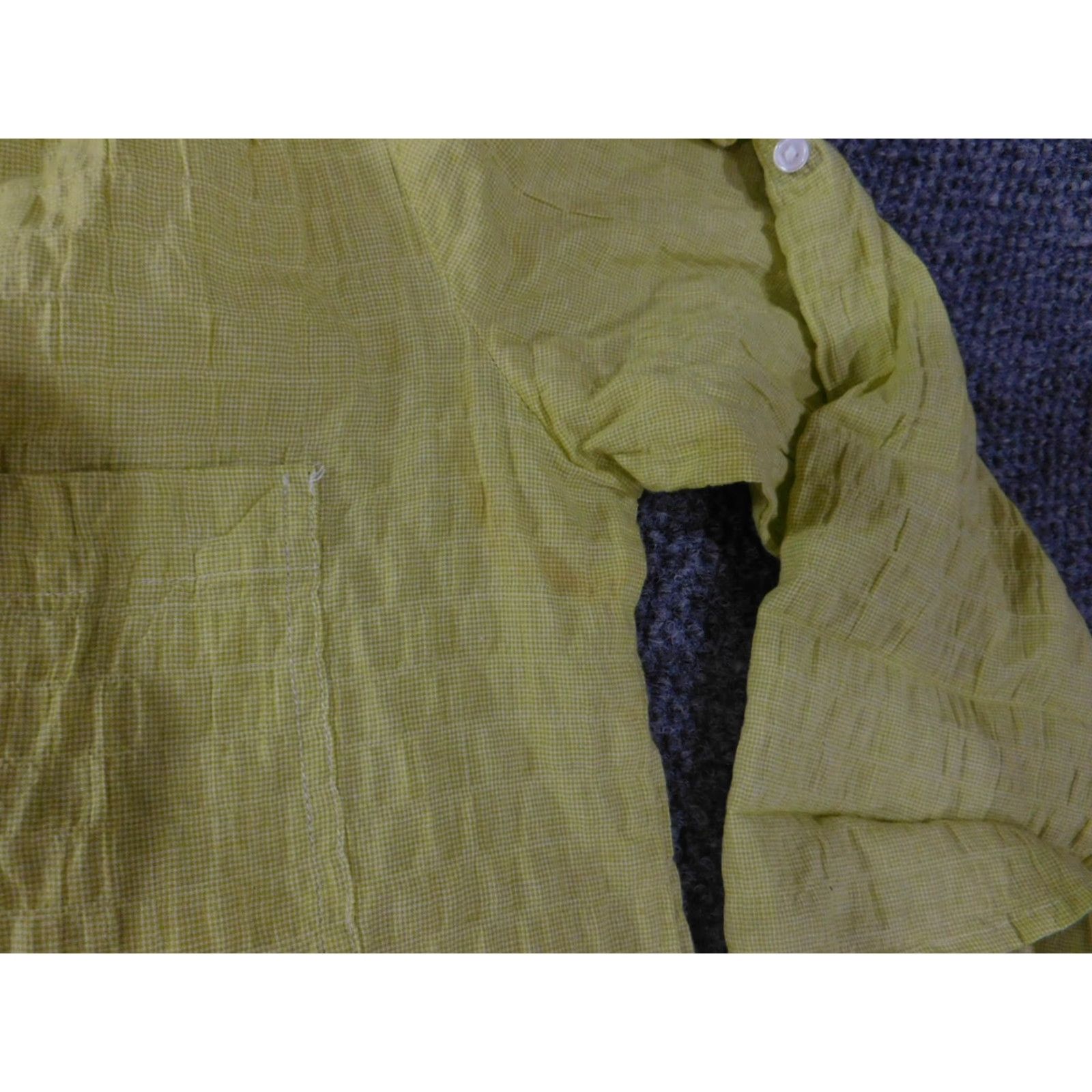 Loft LOFT Shirt Womens XS Yellow Button Front 3/4 Sleeve Lightweight Blouse Size XS / US 0-2 / IT 36-38 - 6 Thumbnail
