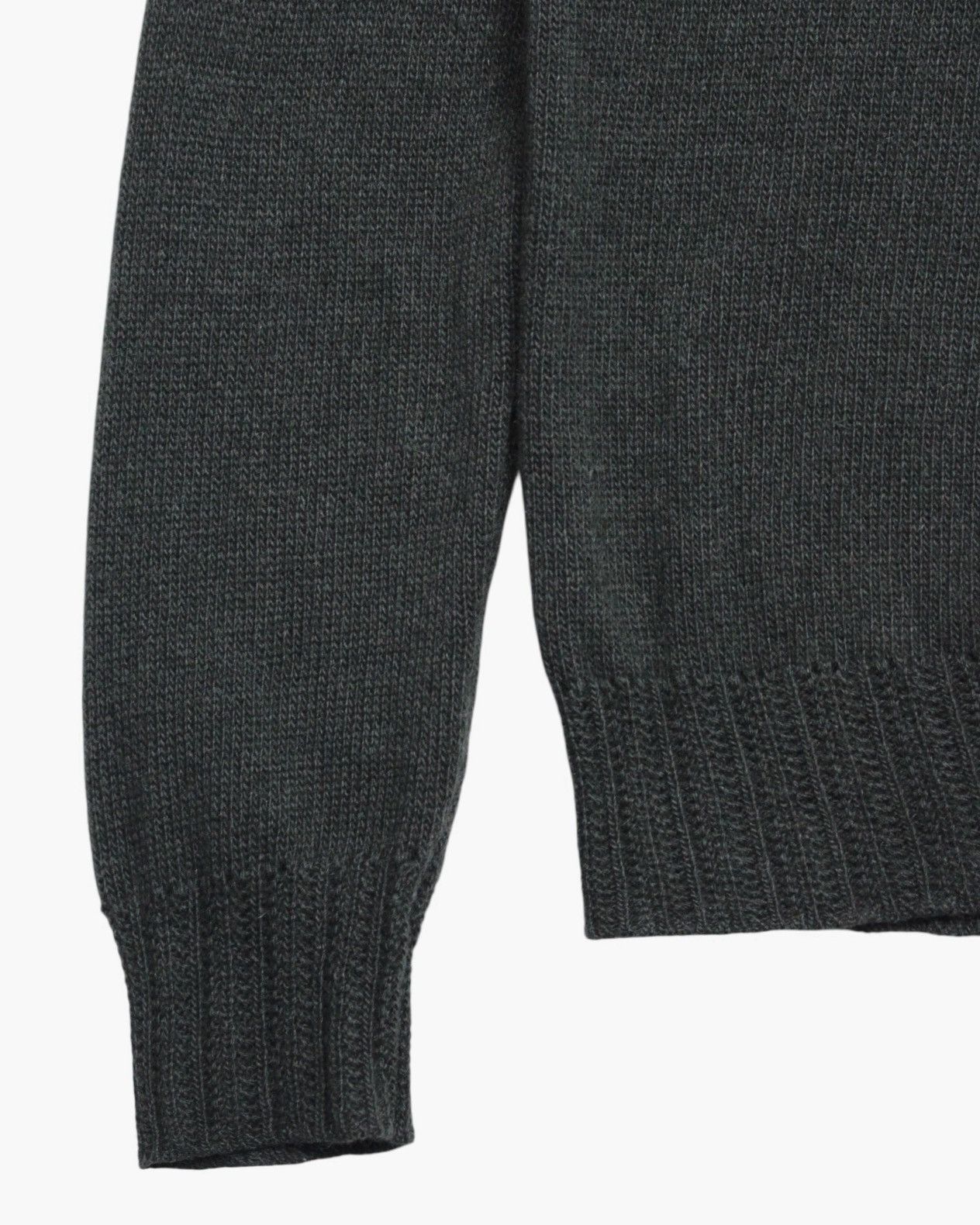 A.P.C. A.P.C. DIAMOND POINTELLE CASHMERE-BLEND KNIT SWEATER Size US L / EU 52-54 / 3 - 3 Thumbnail