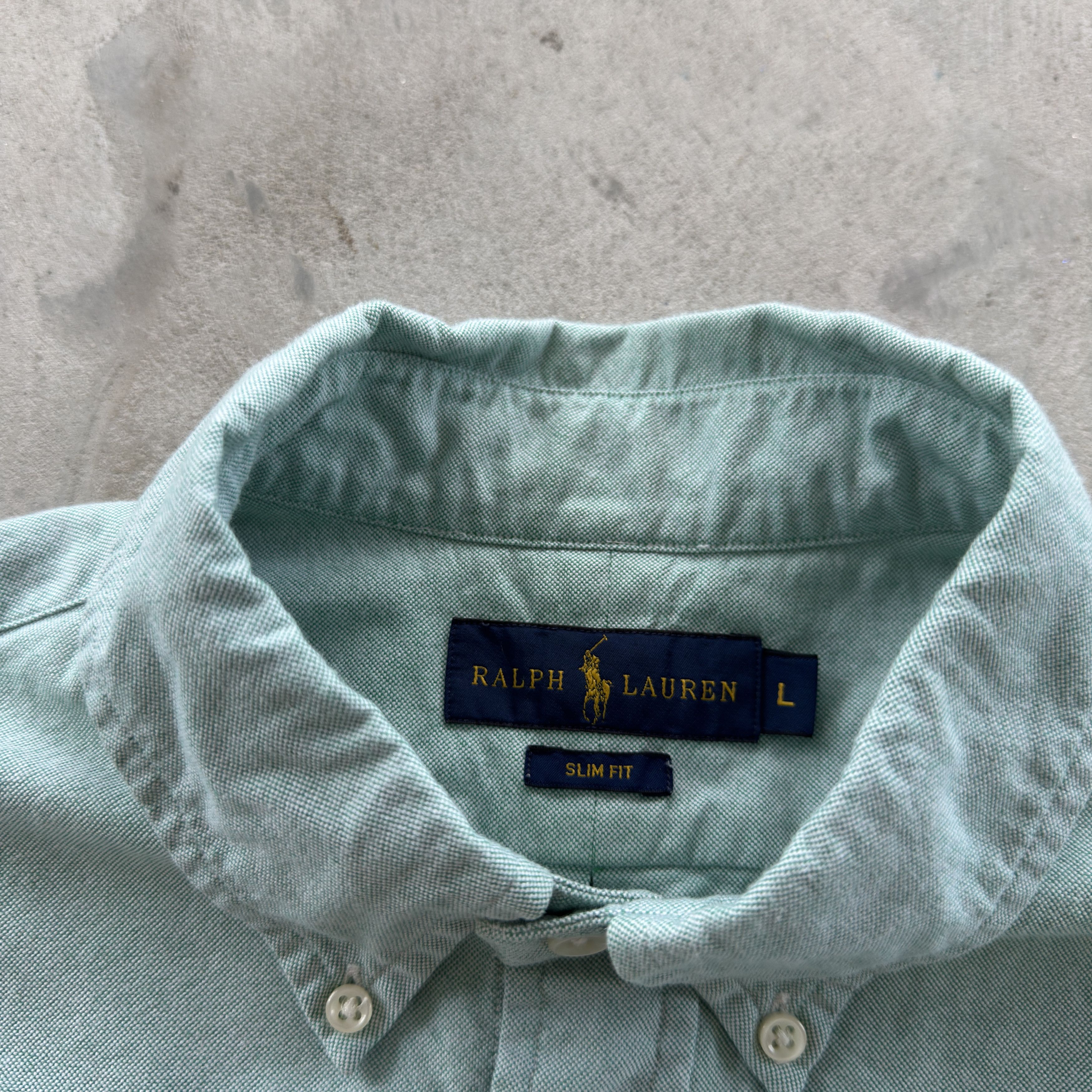 Polo Ralph Lauren Ralph Lauren Slim L Light Green Button Shirt Size US L / EU 52-54 / 3 - 5 Thumbnail
