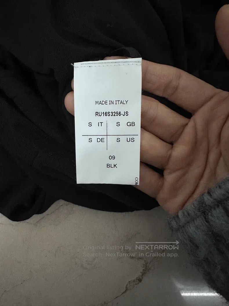 Rick Owens RICK OWENS Long Double Layered T-Shirt Size S / US 4 / IT 40 - 6 Thumbnail