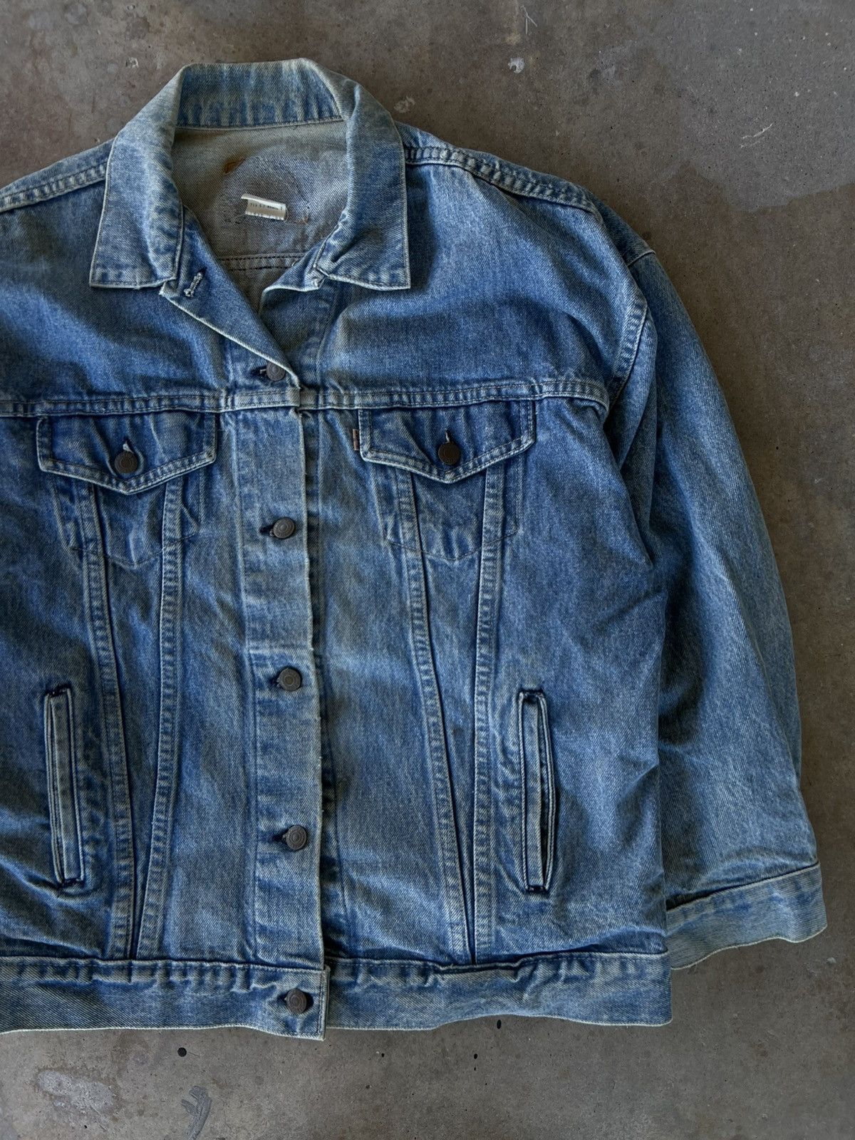 Levi's Vintage 80’s Made in USA 🇺🇸 Levi’s Workwear Denim Jacket Size US L / EU 52-54 / 3 - 1 Thumbnail