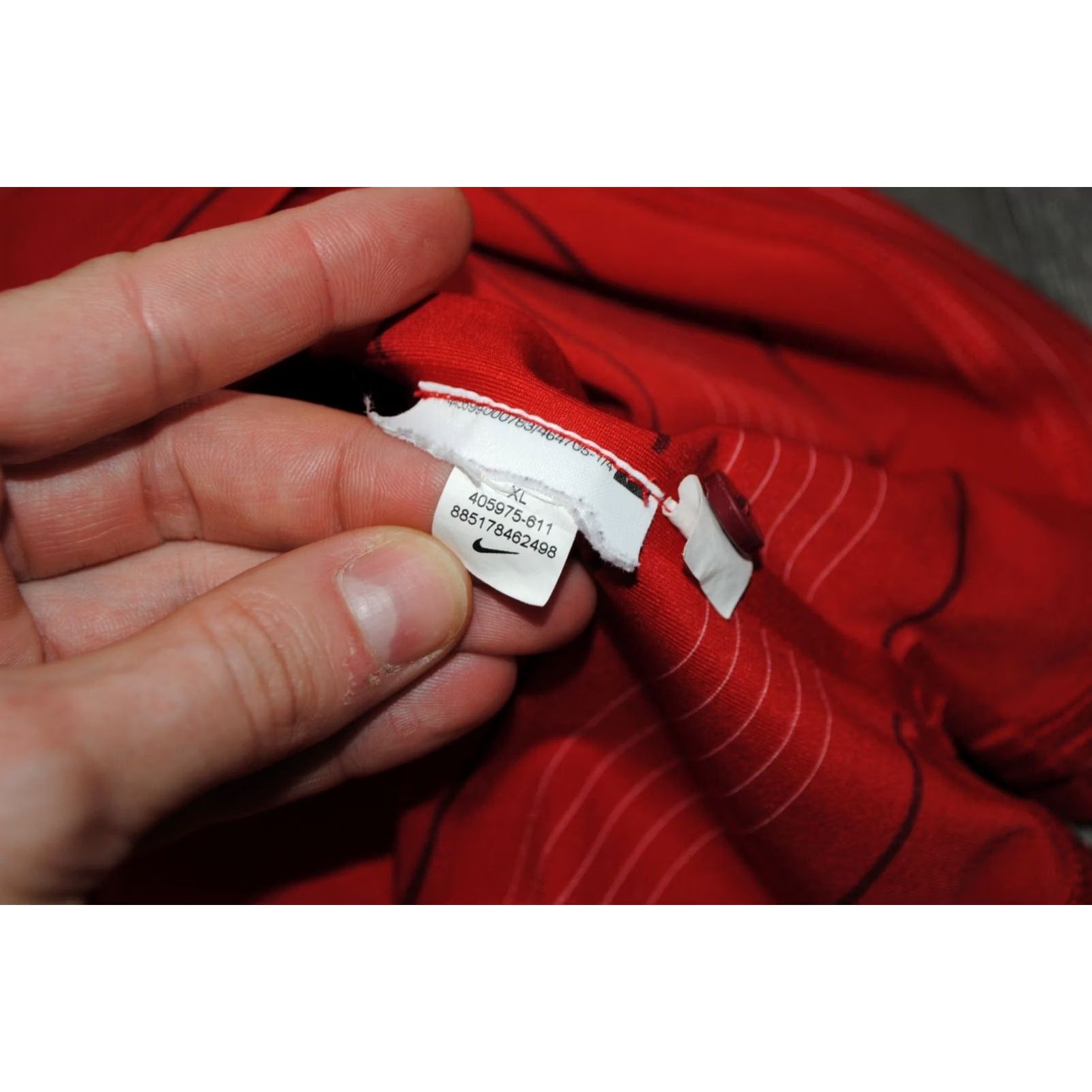 Nike VINTAGE Nike RF Polo Shirt Men XL Red Roger Federer 2011 Rolland Garros Authentic Polo Shirt Size US XL / EU 56 / 4 - 5 Thumbnail