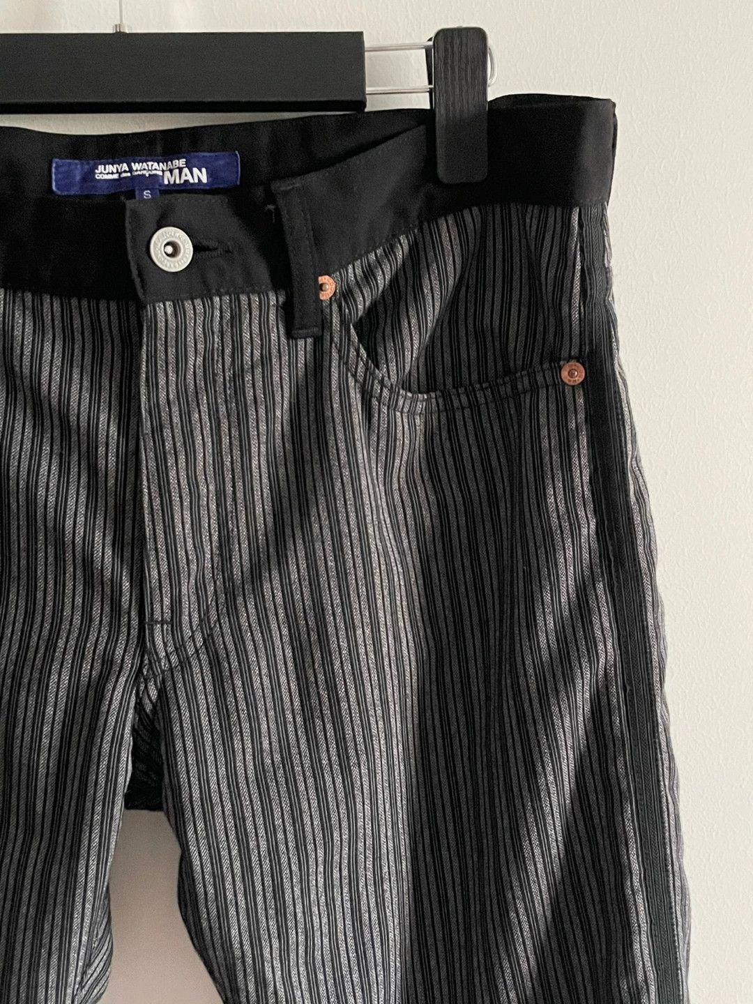 Junya Watanabe Junya Watanabe 2015 Wool Vertical Stripe Trousers S Size US 30 / EU 46 - 5 Thumbnail