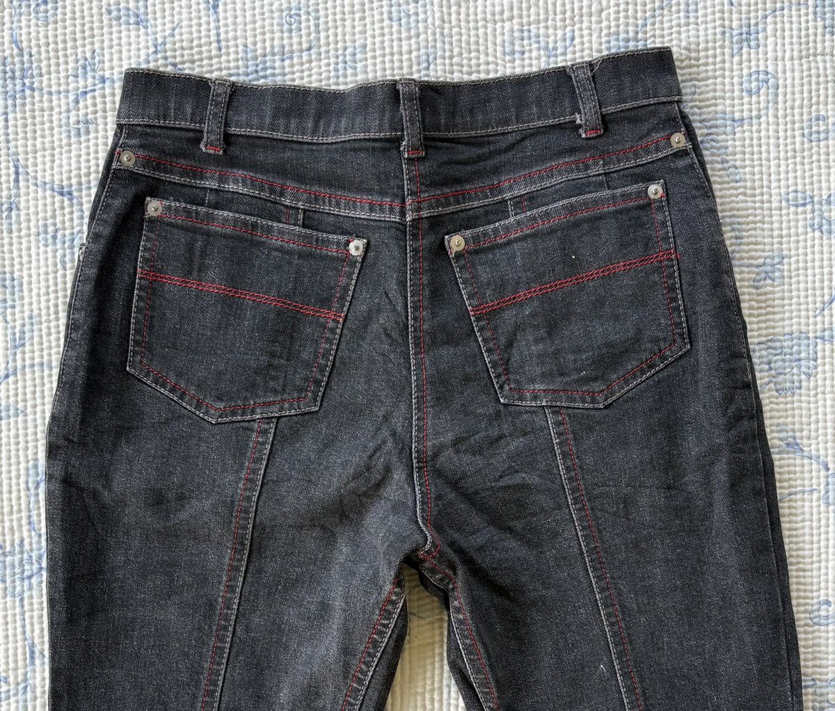 Japanese Brand Japanese Green Club Streetwear Flared Denim Size US 30 / EU 46 - 13 Thumbnail
