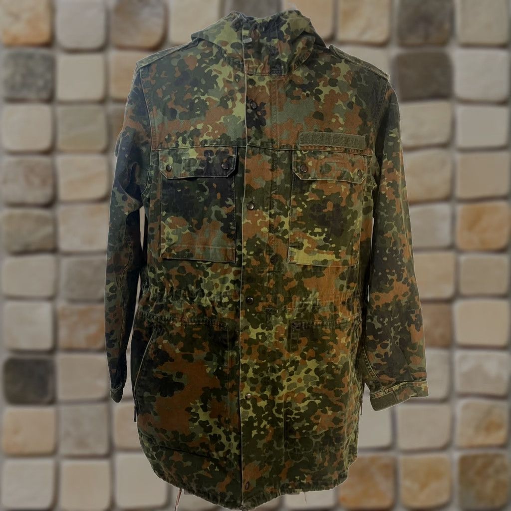 GmbH VINTAGE Kohler GMBH German Army Jacket Men Large Flecktarn Camo Military Combat Jacket Size US L / EU 52-54 / 3 - 1 Thumbnail