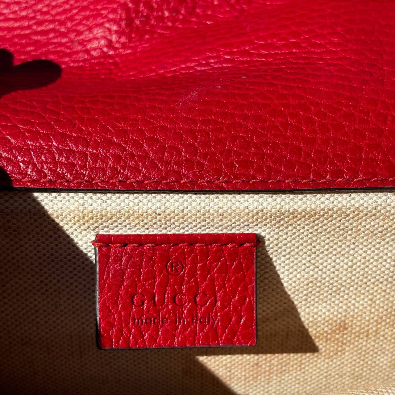 Gucci Gucci Dionysus mini bag Red Leather Authentic Size ONE SIZE - 7 Thumbnail