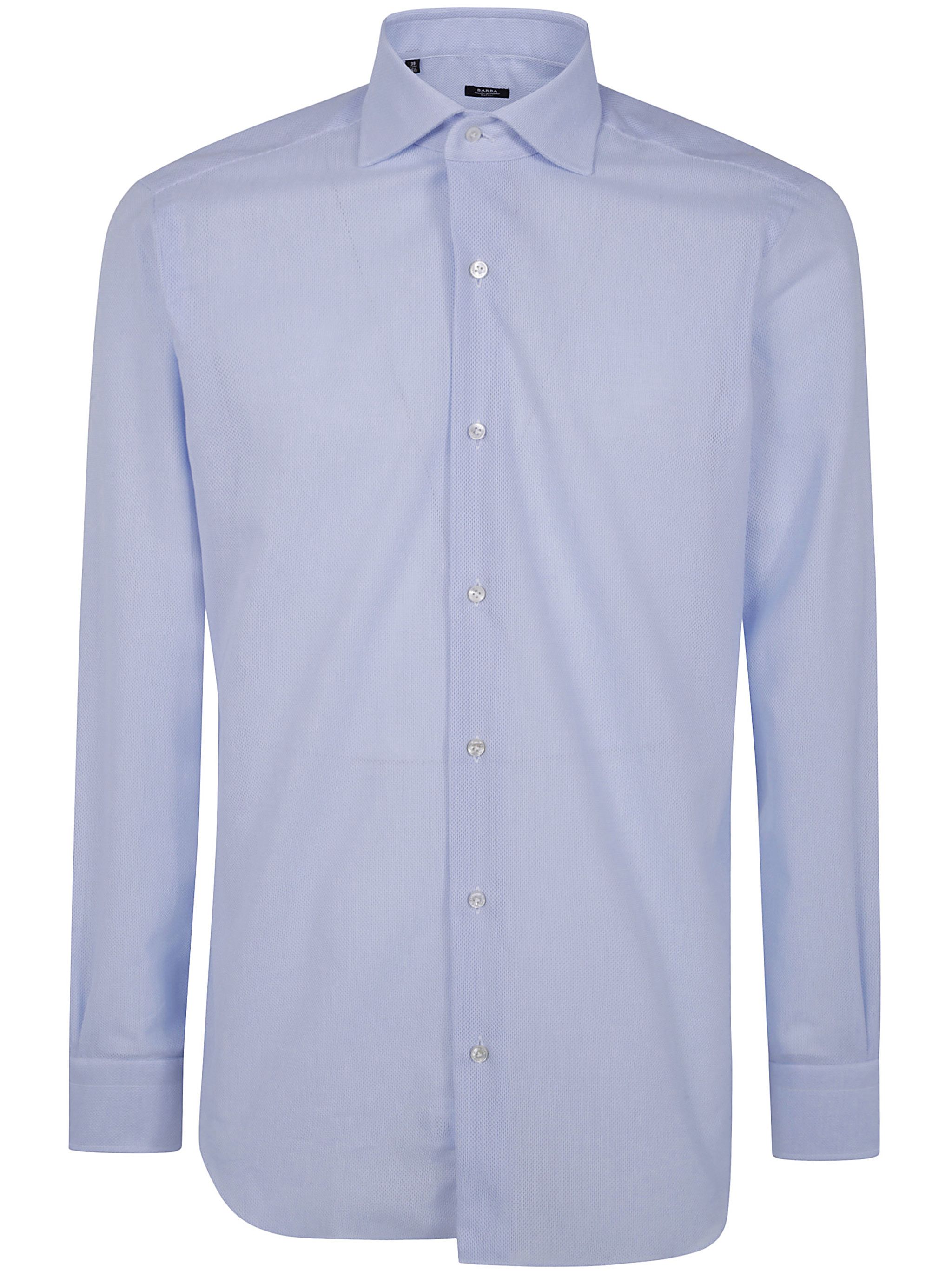 Barba Napoli CLASSIC HONEYCOMB WEFT SHIRT Size US XL / EU 56 / 4 - 1 Thumbnail