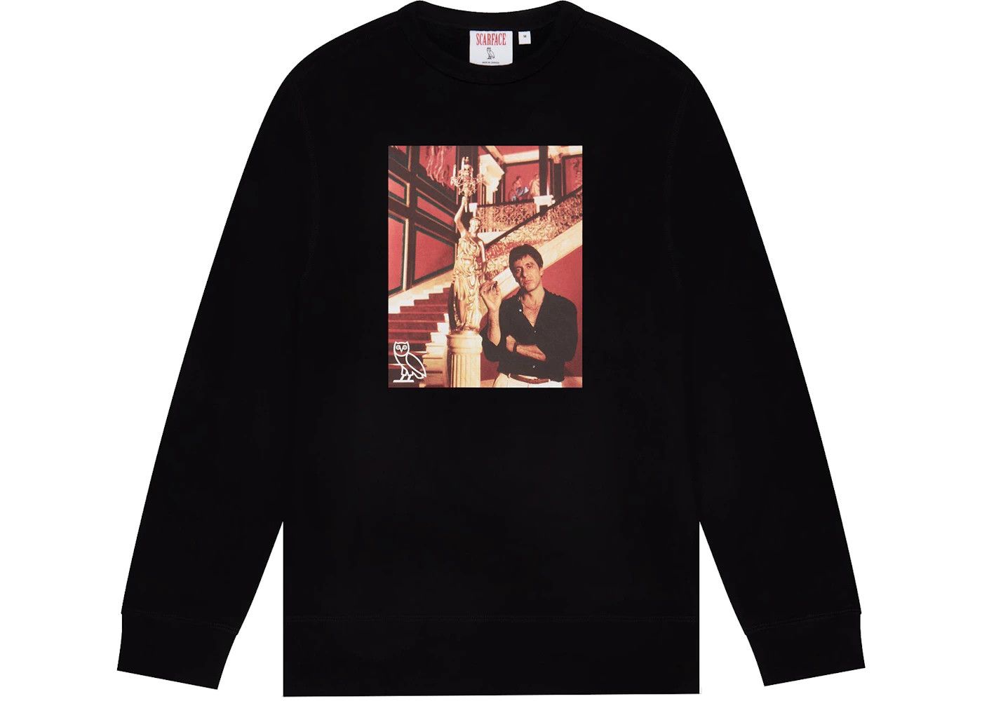Drake OVO X SCARFACE BLACK CREWNECK Size US L / EU 52-54 / 3 - 2 Thumbnail