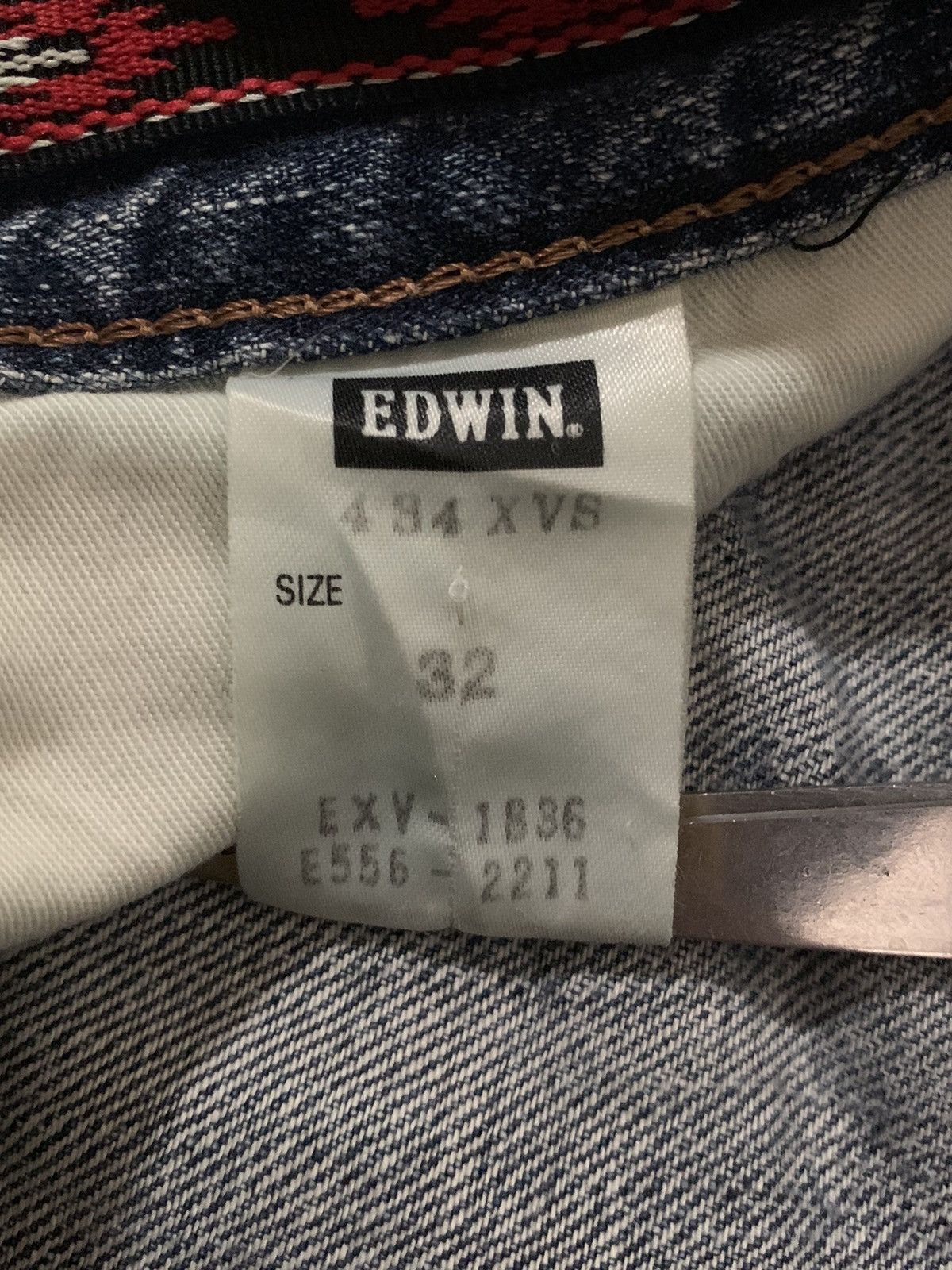 Edwin Vintage Edwin XV Classic Cowboy Style Baggy Distressed Jeans Size US 32 / EU 48 - 17 Thumbnail