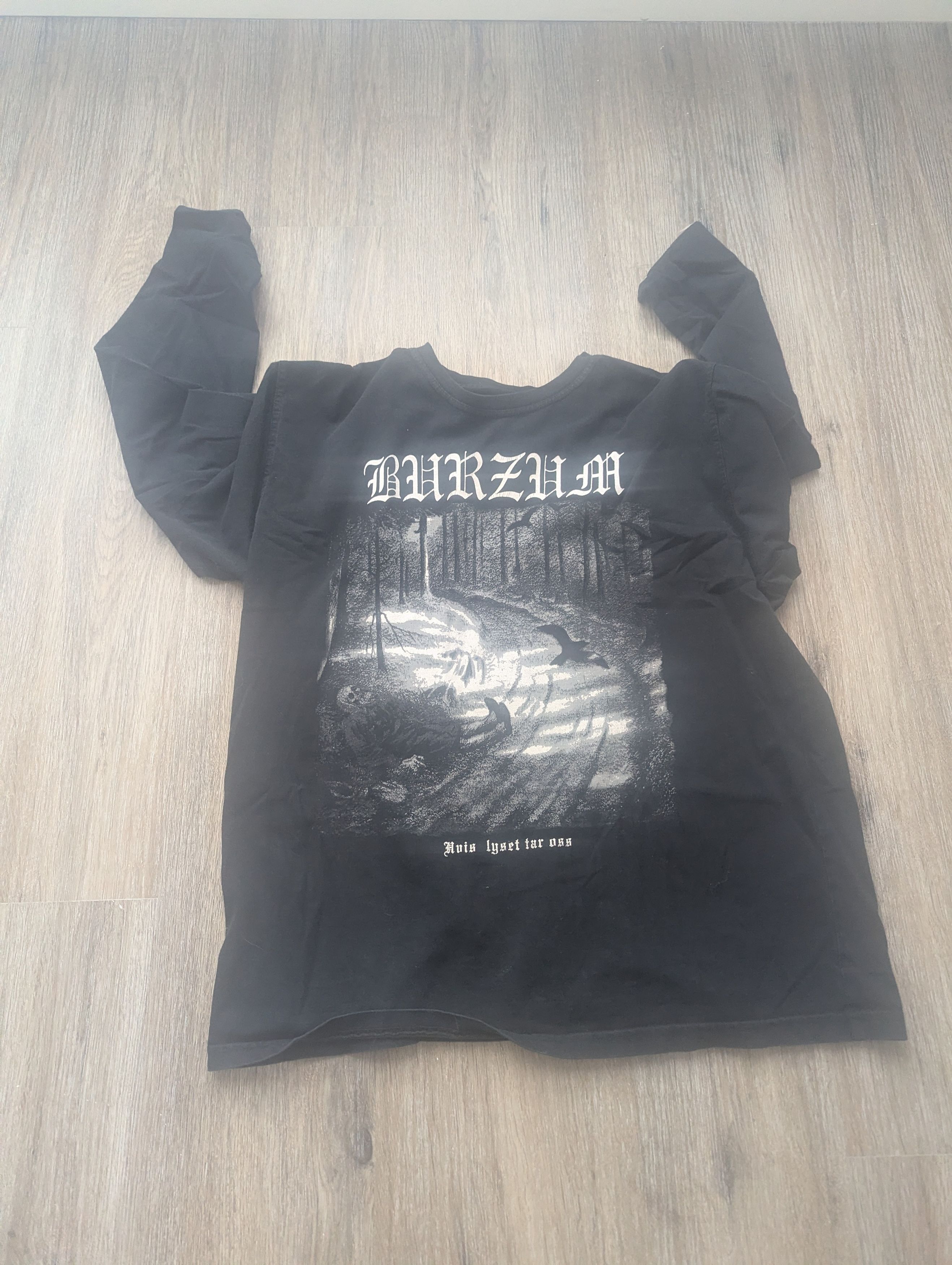 Band Tees Burzum Vintage Hvis lyset tar oss Long Sleeve Shirt Size US L / EU 52-54 / 3 - 1 Thumbnail