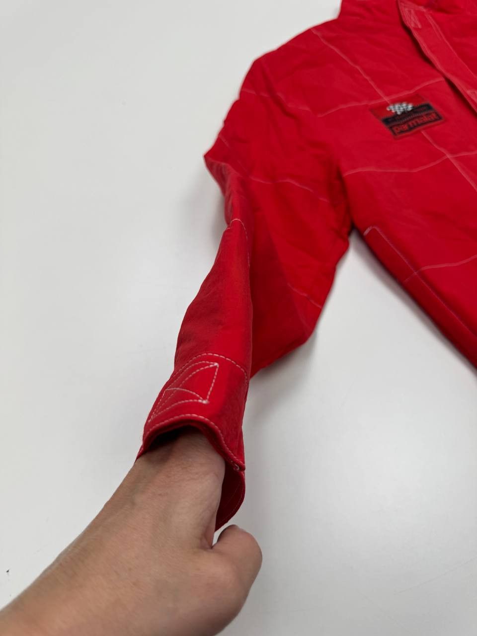 Formula 1 Vintage Parmalat Formula One Racing Jacket Red Nylon Size US XS / EU 42 / 0 - 11 Thumbnail