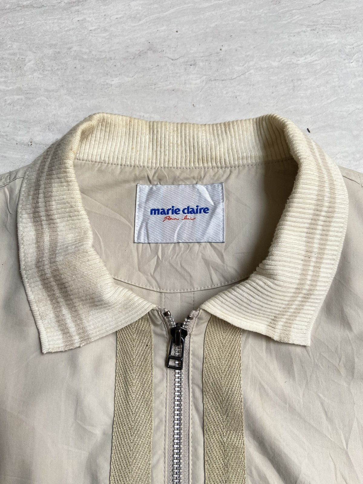 Designer × Japanese Brand MARIE CLAIRE Cream Jacket Size US XXL / EU 58 / 5 - 5 Thumbnail