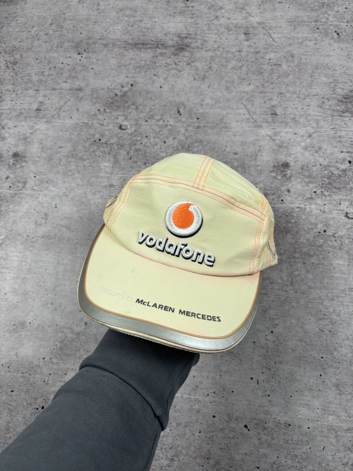 Vintage McLaren Mercedes Vodafone F1 vintage cap Size ONE SIZE - 1 Thumbnail