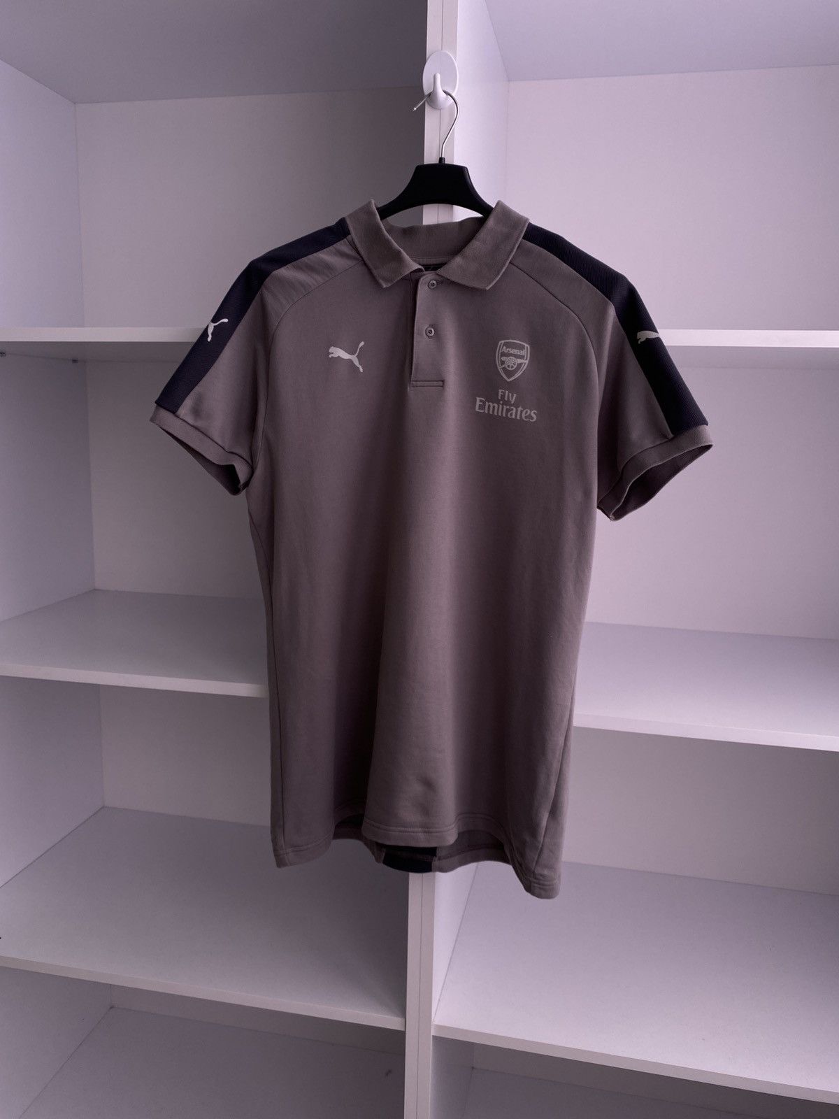 Puma × Vintage Puma Arsenal rare short sleeve reflective logo tee Size US XL / EU 56 / 4 - 3 Thumbnail