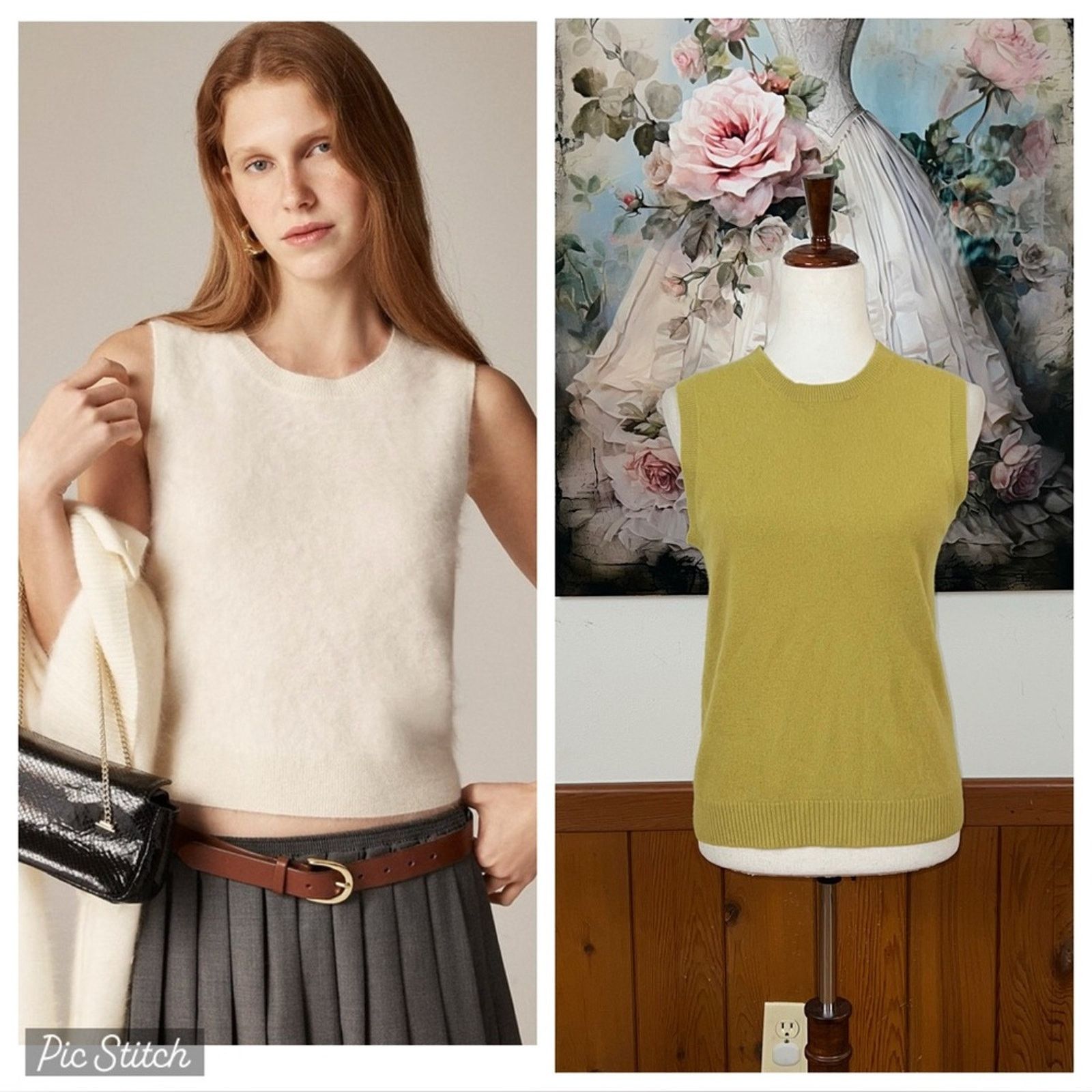 J.Crew Super Cute J. Crew Gustoso Cashmere Shell! Size S / US 4 / IT 40 - 1 Thumbnail