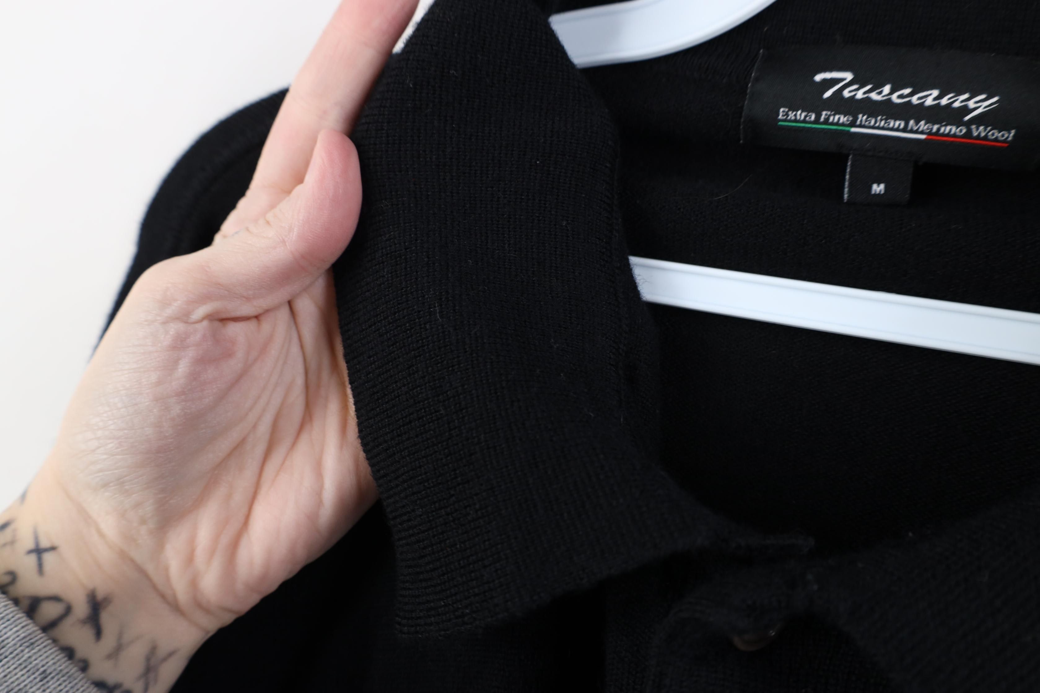 Vintage Vintage 90s Y2K Streetwear Merino Wool Knit Collared Sweater Size US M / EU 48-50 / 2 - 7 Thumbnail