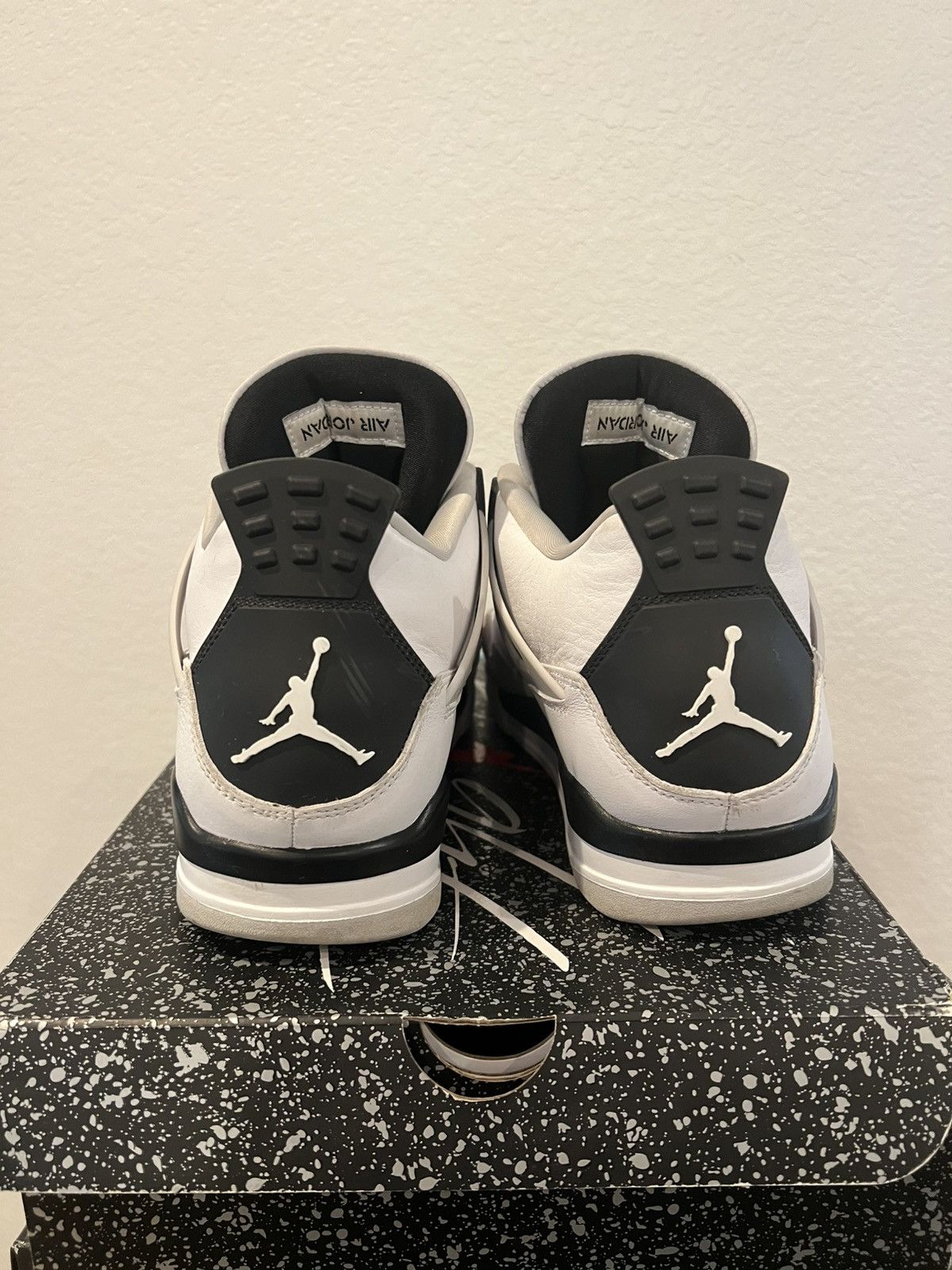 Jordan Brand Jordan 4 Retro Military Black Size US 12 / EU 45 - 4 Thumbnail