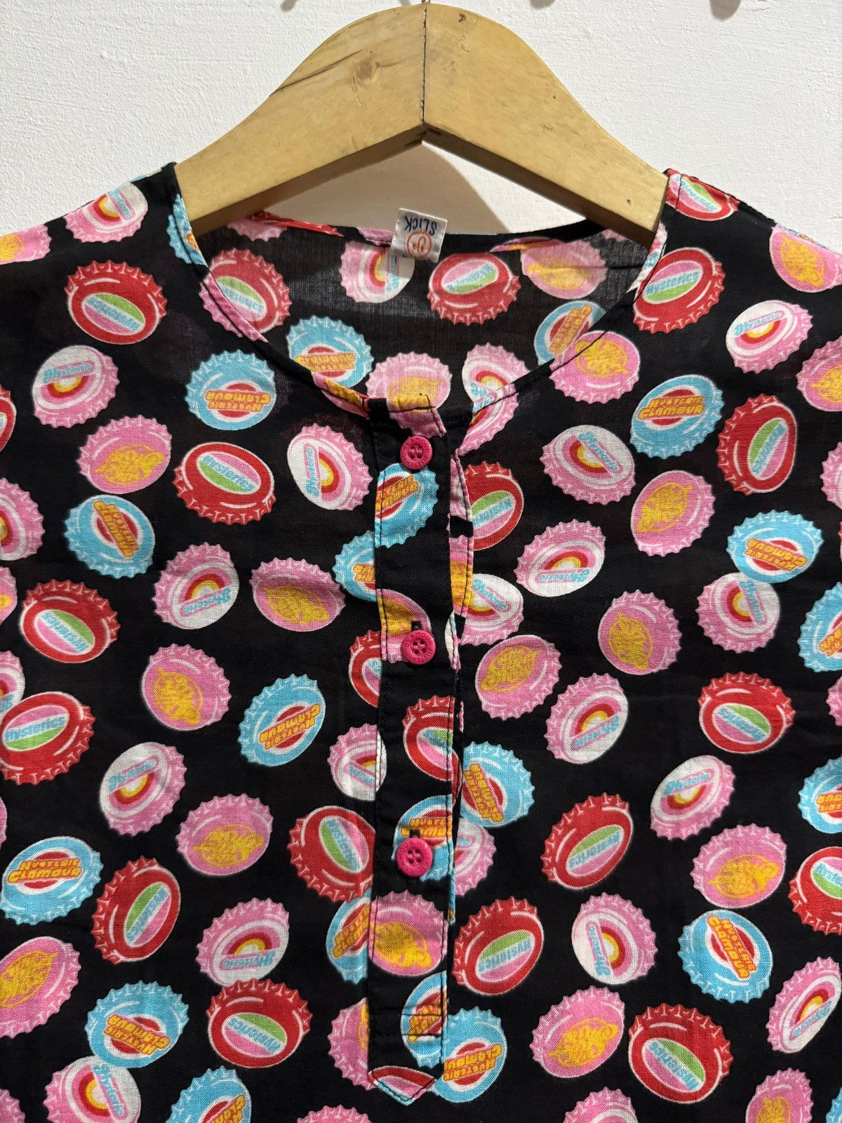 Hysteric Glamour × Japanese Brand × Vintage Hysteric Glamour half button longsleeve Size M / US 6-8 / IT 42-44 - 3 Thumbnail