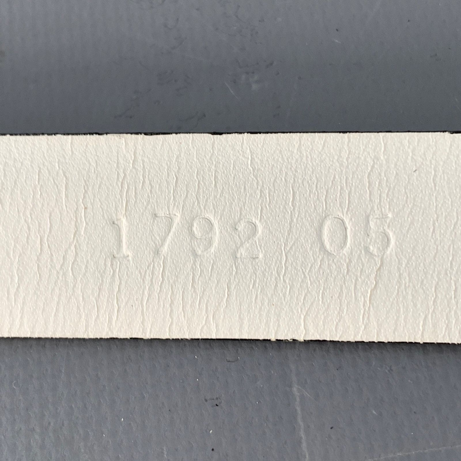 Other WCM NEW YORK Size M White Leather Belt Size ONE SIZE - 6 Thumbnail