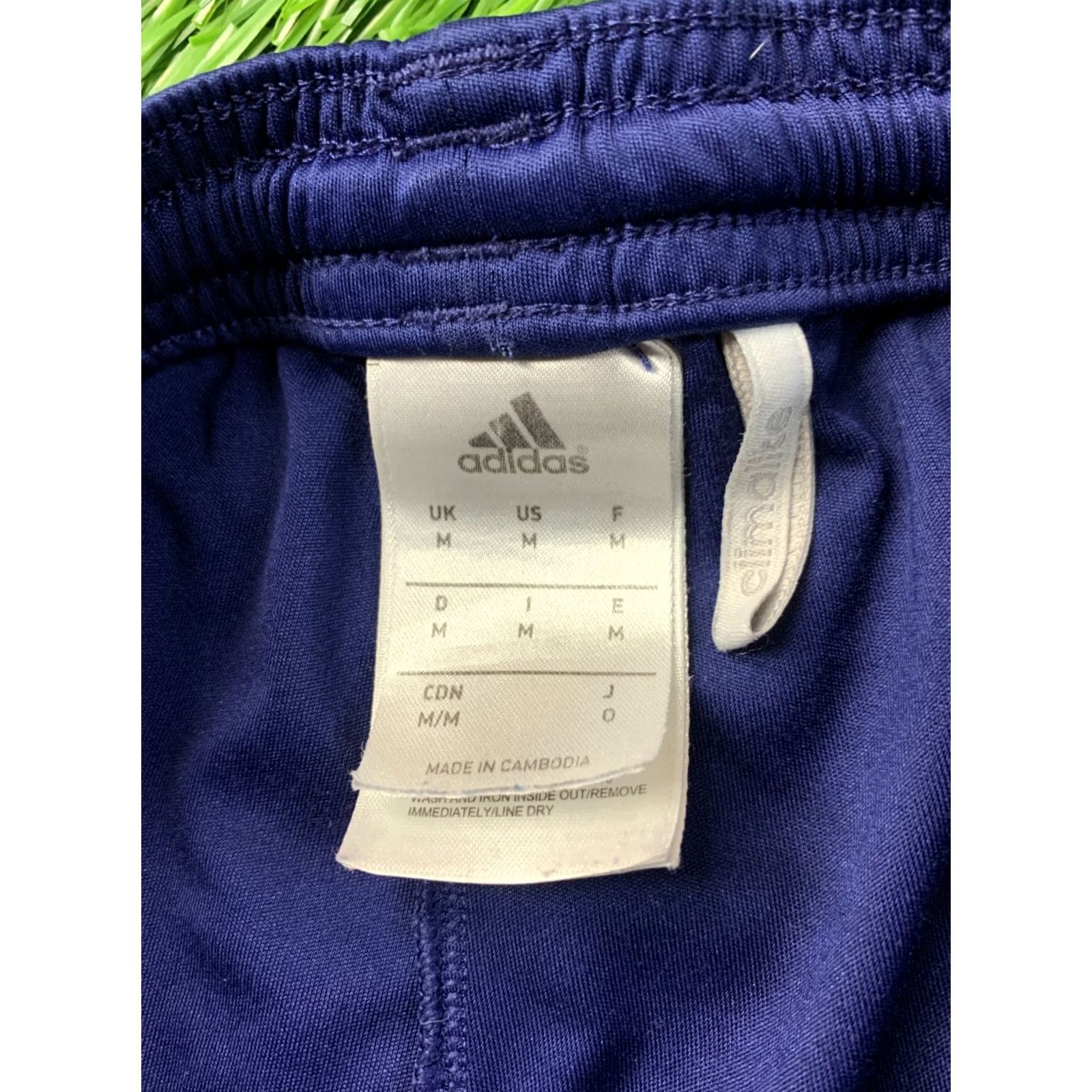 Adidas ADIDAS Nova Performance ClimaLite Football Shorts M Men Navy Blue and White 2015 Model Nova, Regular Fit Size US 31 - 4 Thumbnail