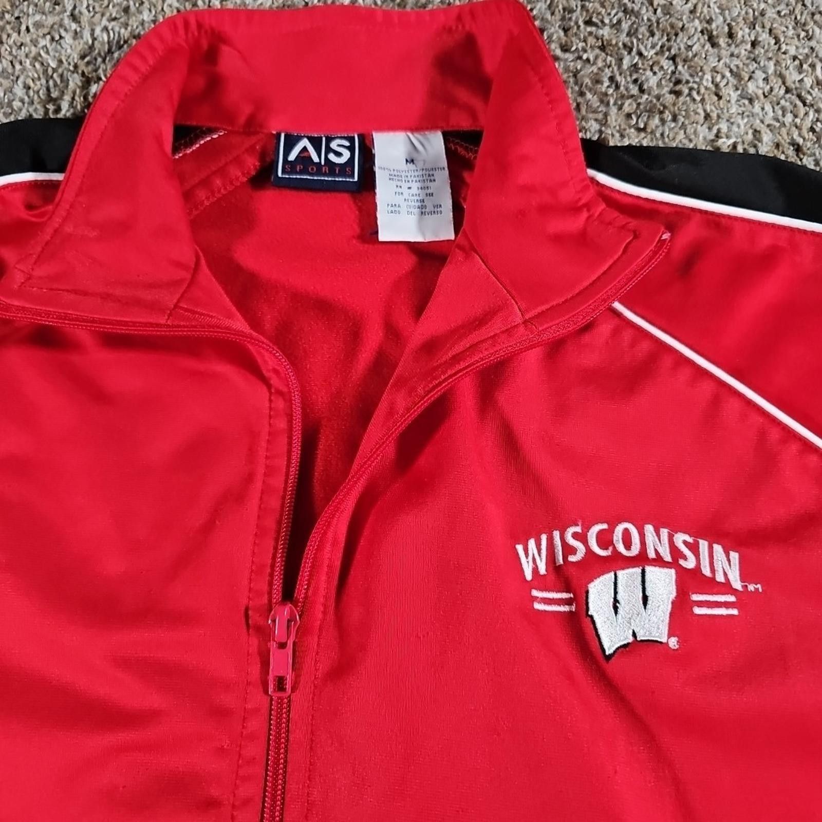 Other Wisconsin Badgers M Fullzip A S Sports Size ONE SIZE - 2 Thumbnail
