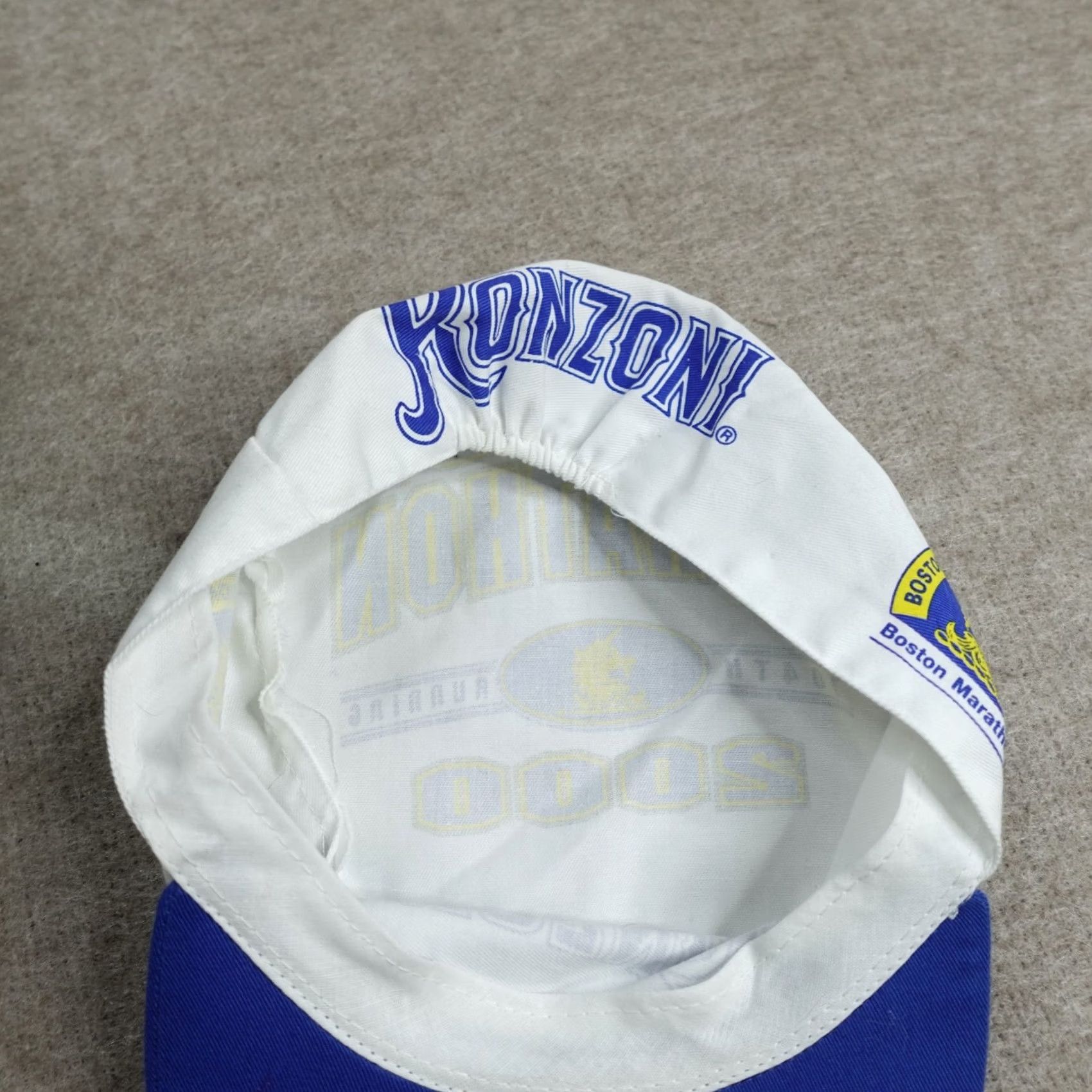 Vintage VINTAGE Boston Marathon Hat 2000 Ronzoni Painters Cap Mens One Size White NEW Size ONE SIZE - 3 Thumbnail