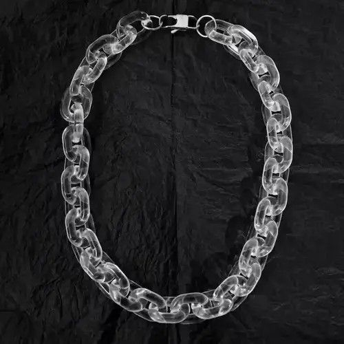 Jewelry New Transparent Acrylic Chain Necklace Size ONE SIZE - 3 Thumbnail