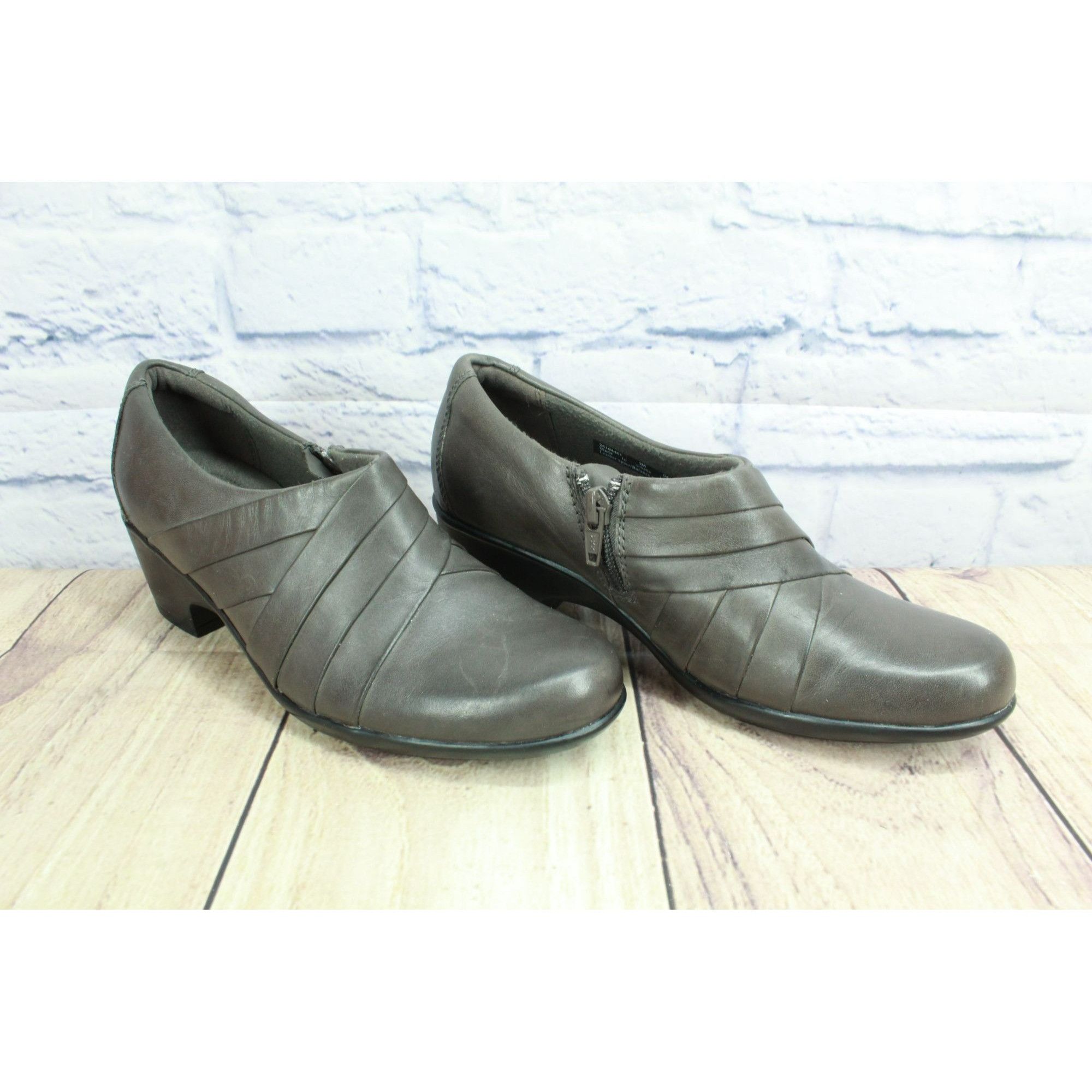 Clarks Clarks Genette Bend Women's Side Zip Dress Block Heel Shoes Size US 7 / IT 37 - 3 Thumbnail