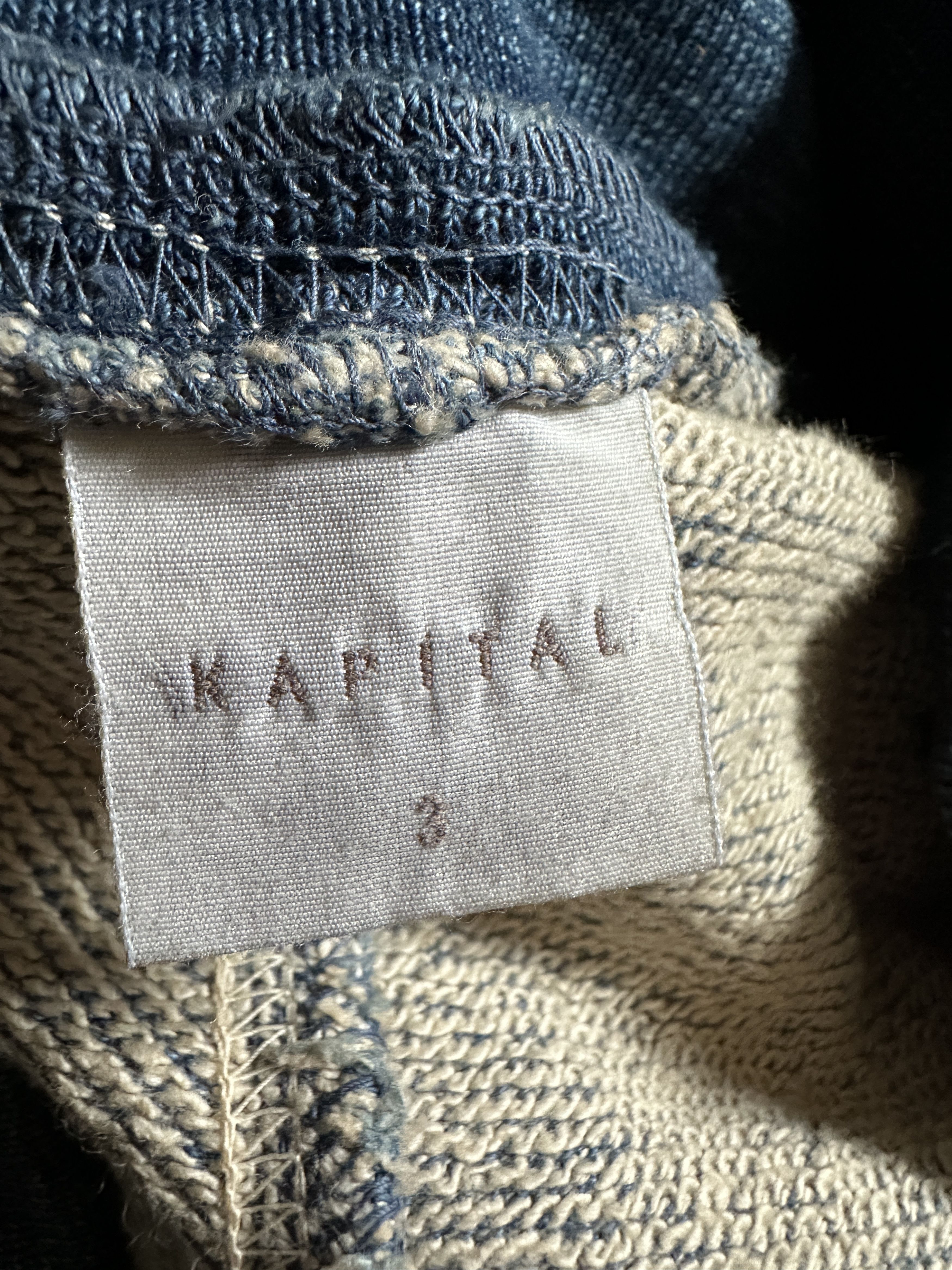 Kapital 2009 Buckleback denim Old man and the sea Boro Sweatpants Size US 36 / EU 52 - 14 Thumbnail