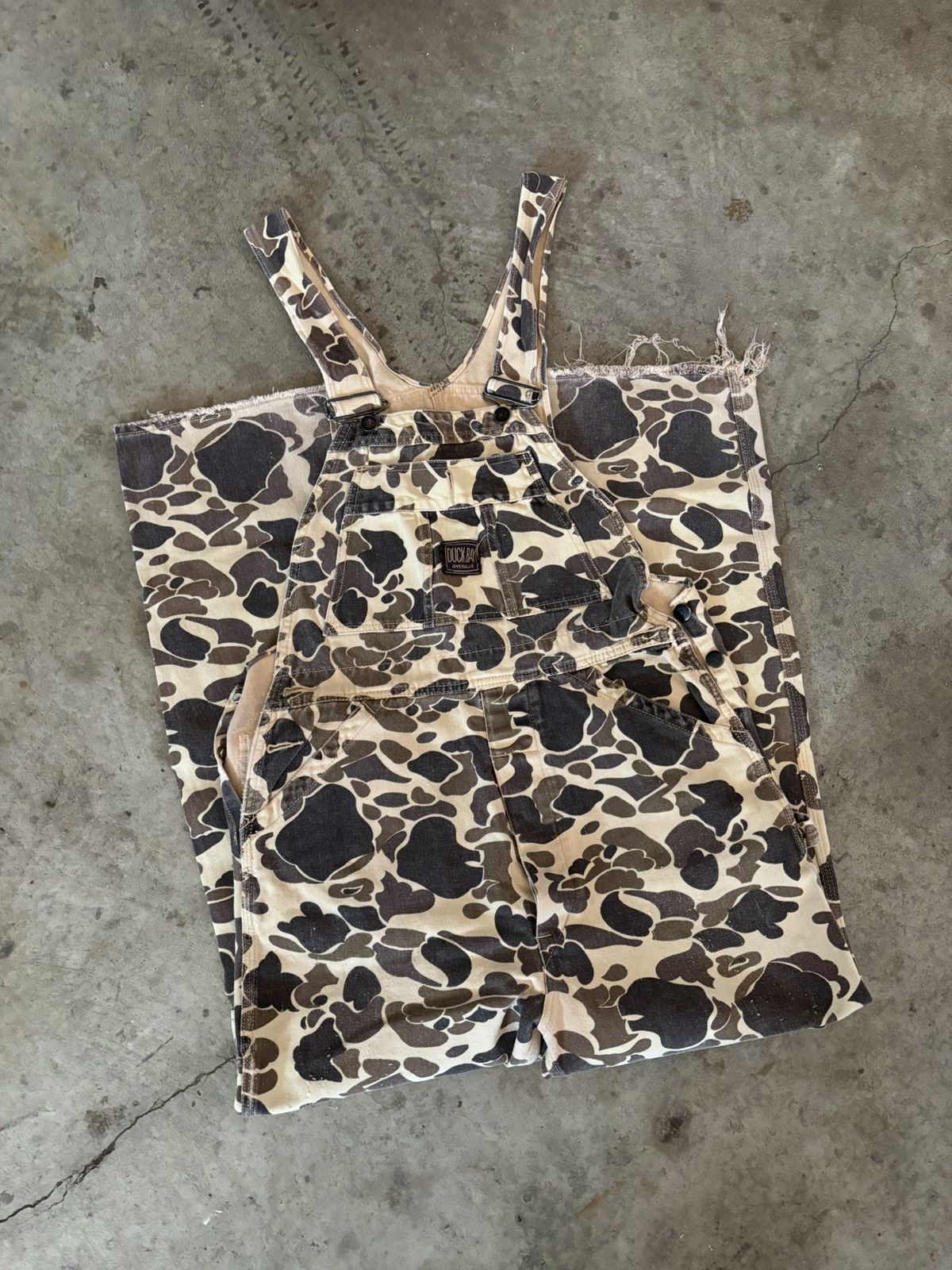 image of 80's Camo Overalls, Men's (Size 36)